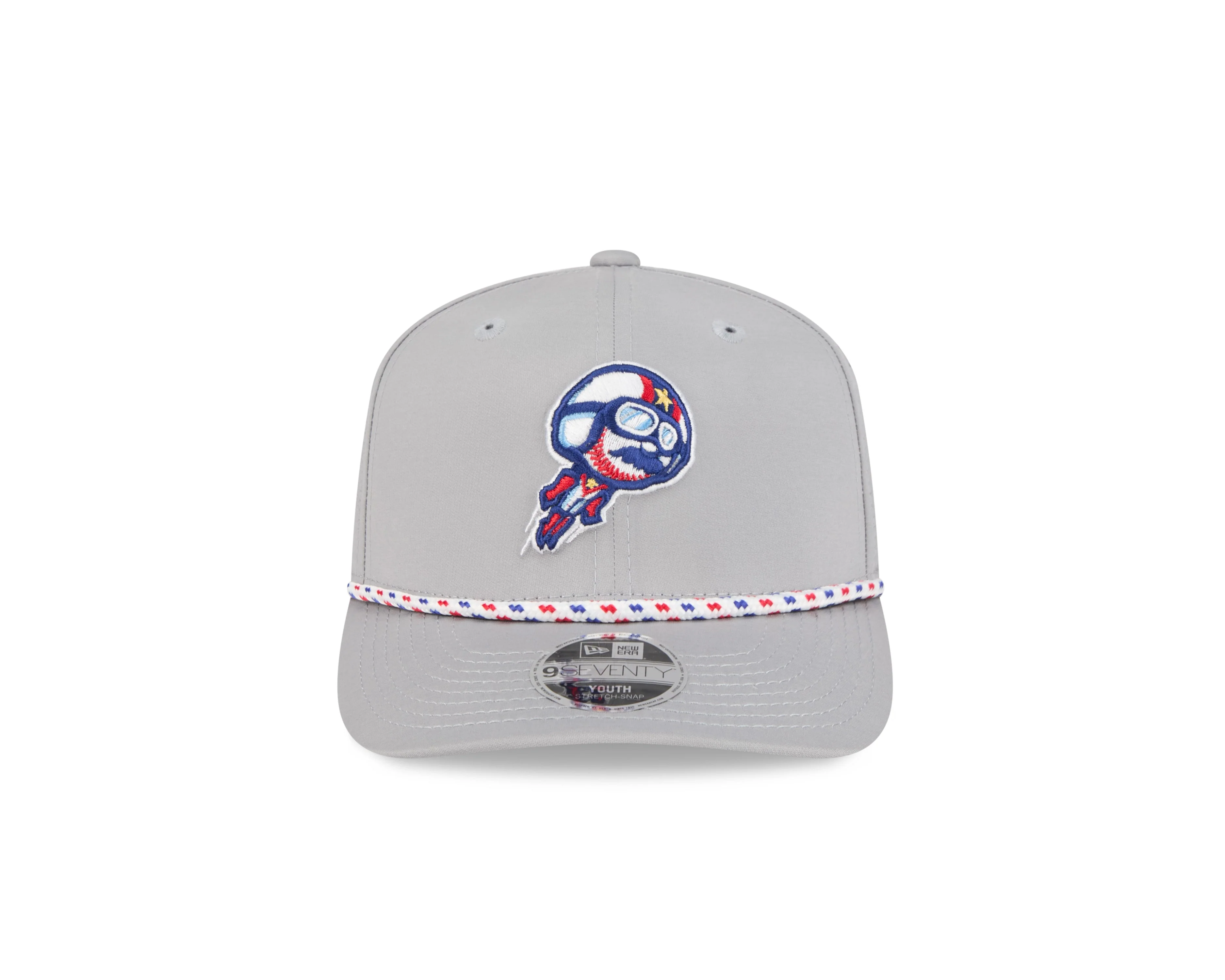 Kids New Era Grey 9SEVENTY Snapback Cap - Image 7