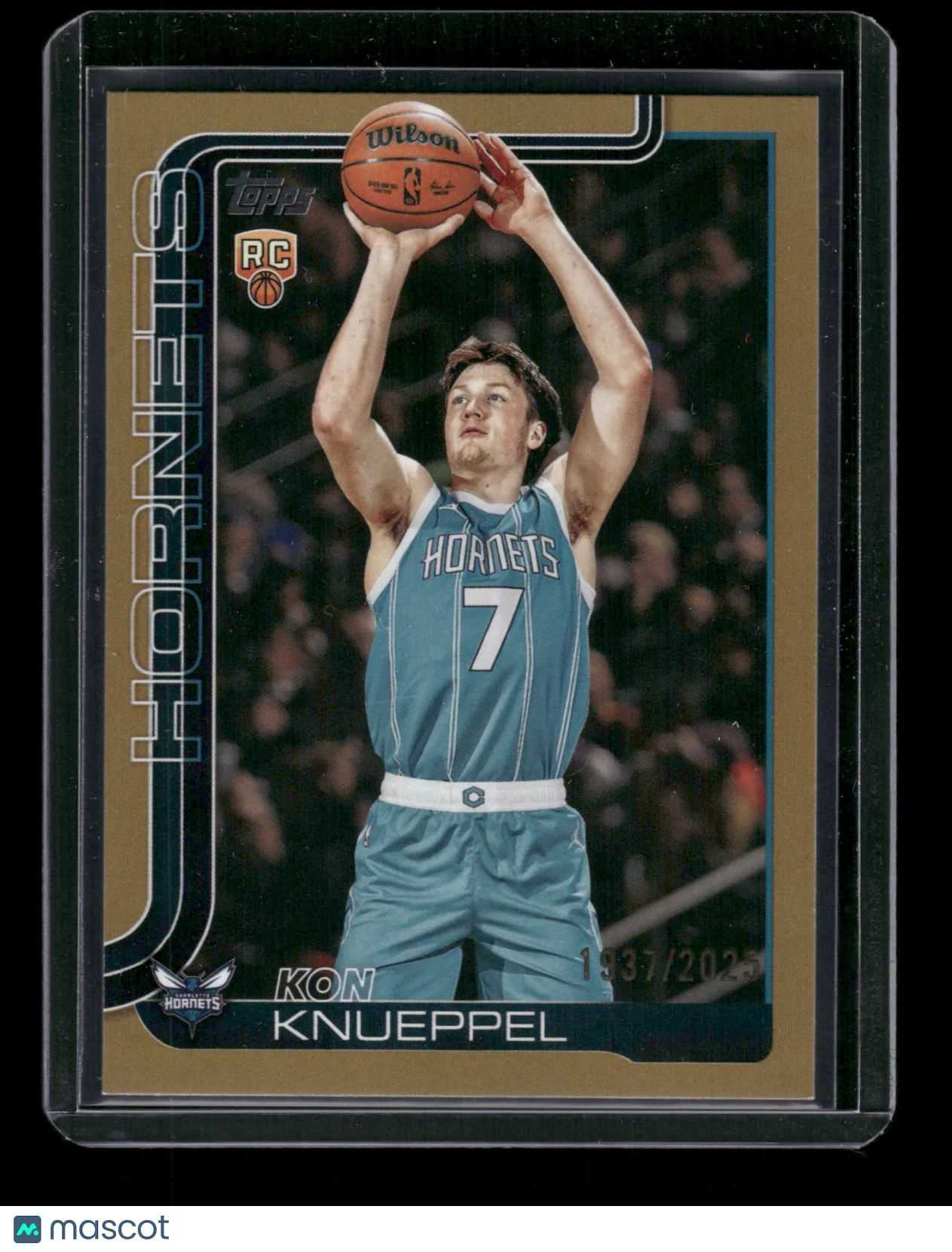 Kon Knueppel 2025 Topps Flagship #204 Gold /2025