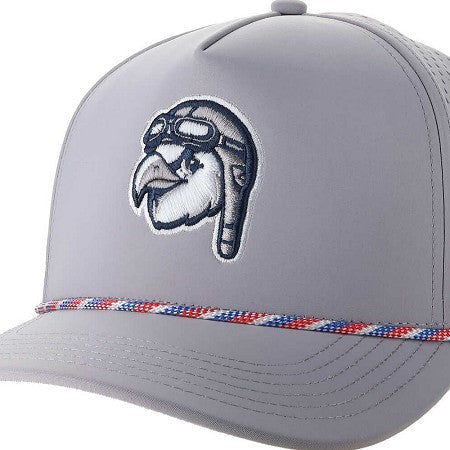 L2 Brand Wilson Warbirds The Champ Cap in Grey with Head Logo