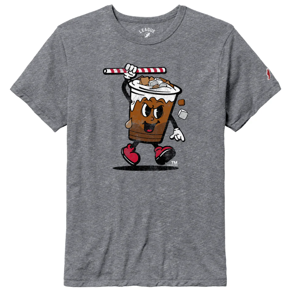 L2 Reading Iced Coffees Fall Heather Logo Tee