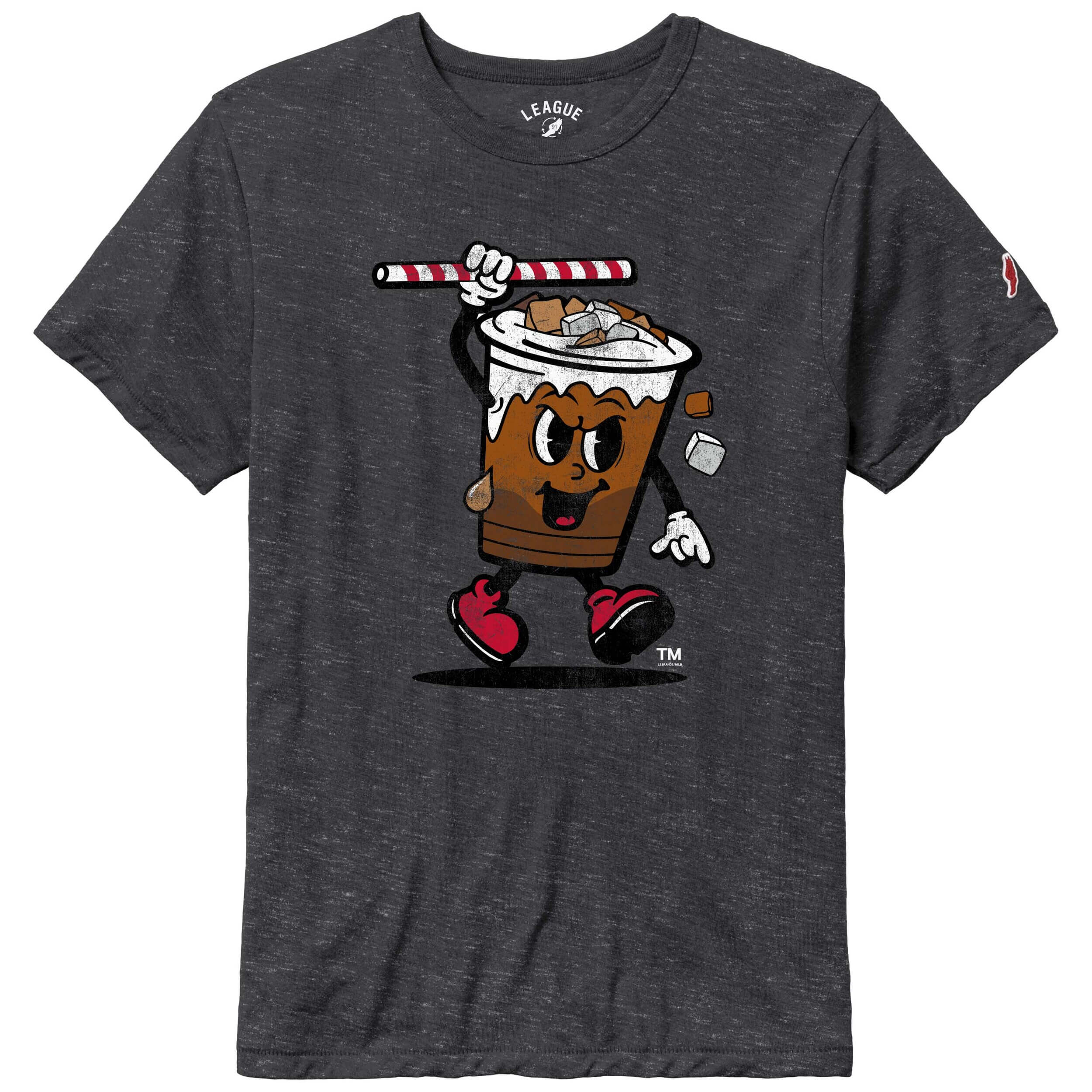 L2 Reading Iced Coffees Women's Heather Grey Logo Tee