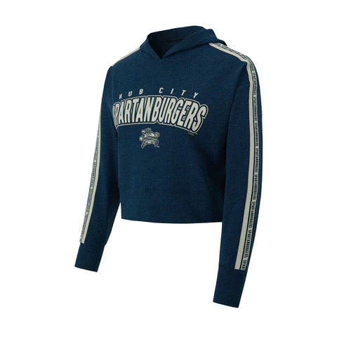 Concepts Ladies Cropped Birch Hoodie