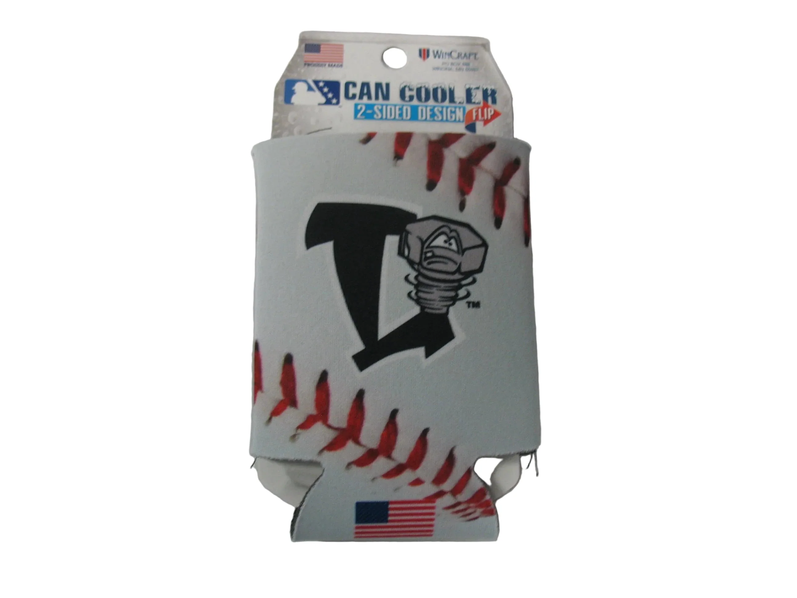 Lansing Lugnuts 2-Sided Baseball Design Can Cooler