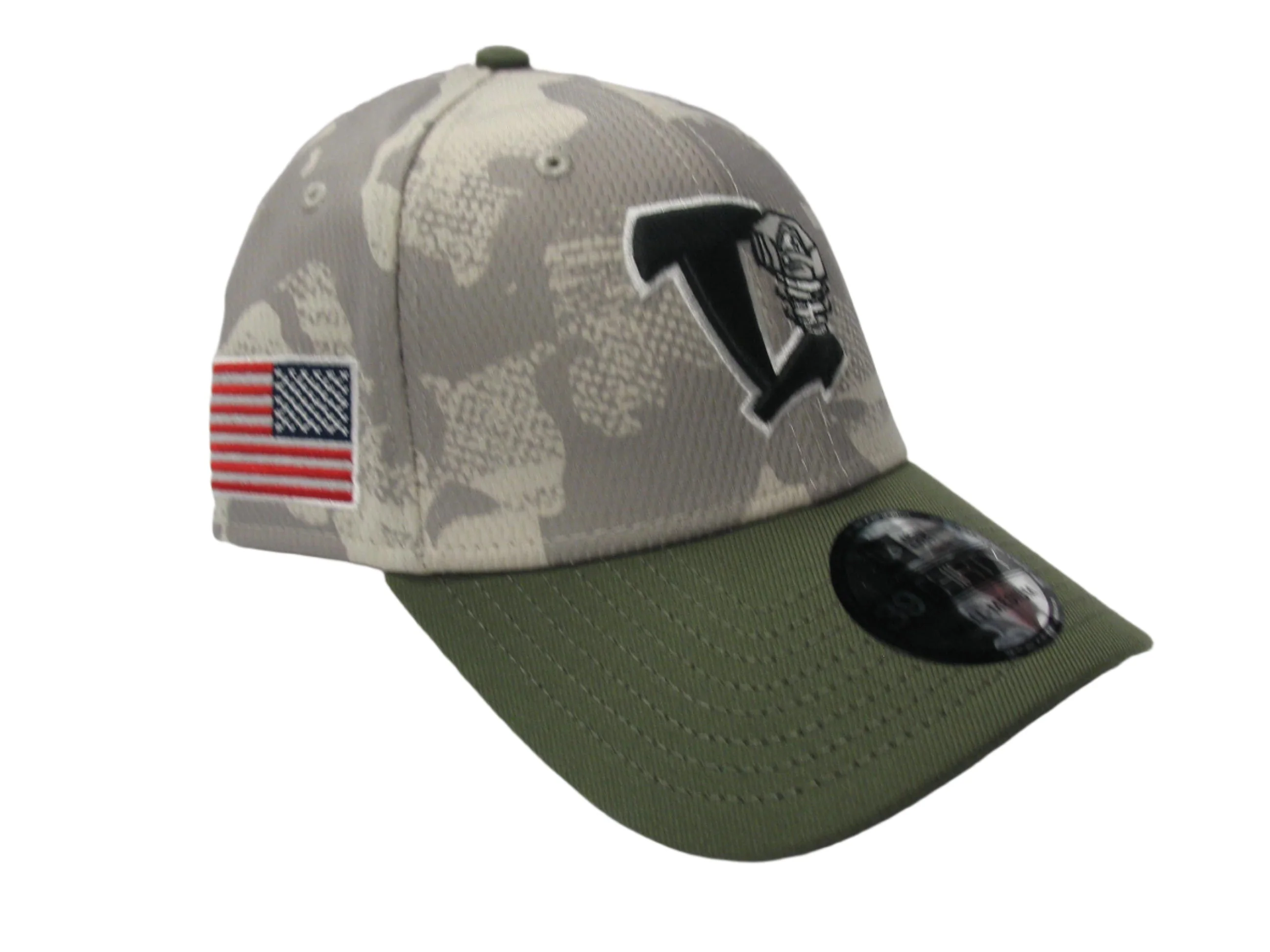 Lansing Lugnuts 2025 New Era Armed Forces 3930 Flex-fit Hat - Image 3