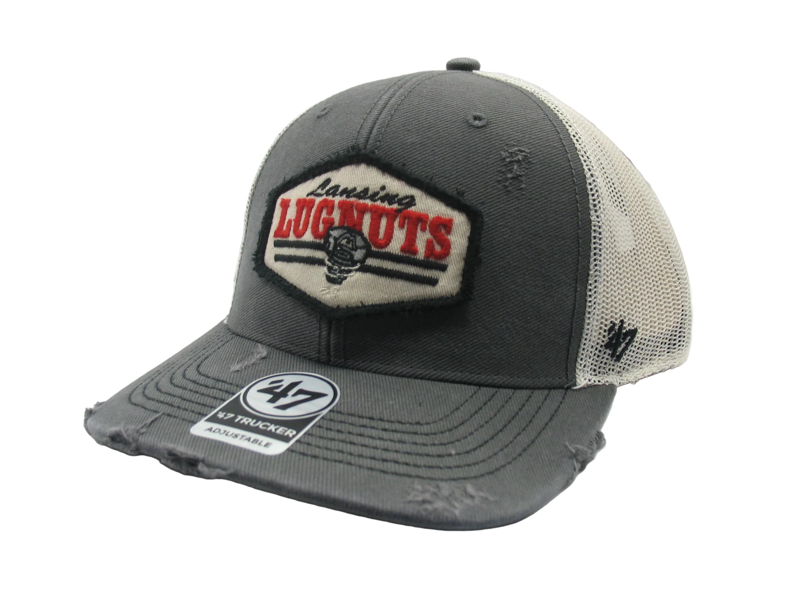 Lansing Lugnuts '47 Brand Salvage Trucker Clean Up Adjustable Hat - Image 2