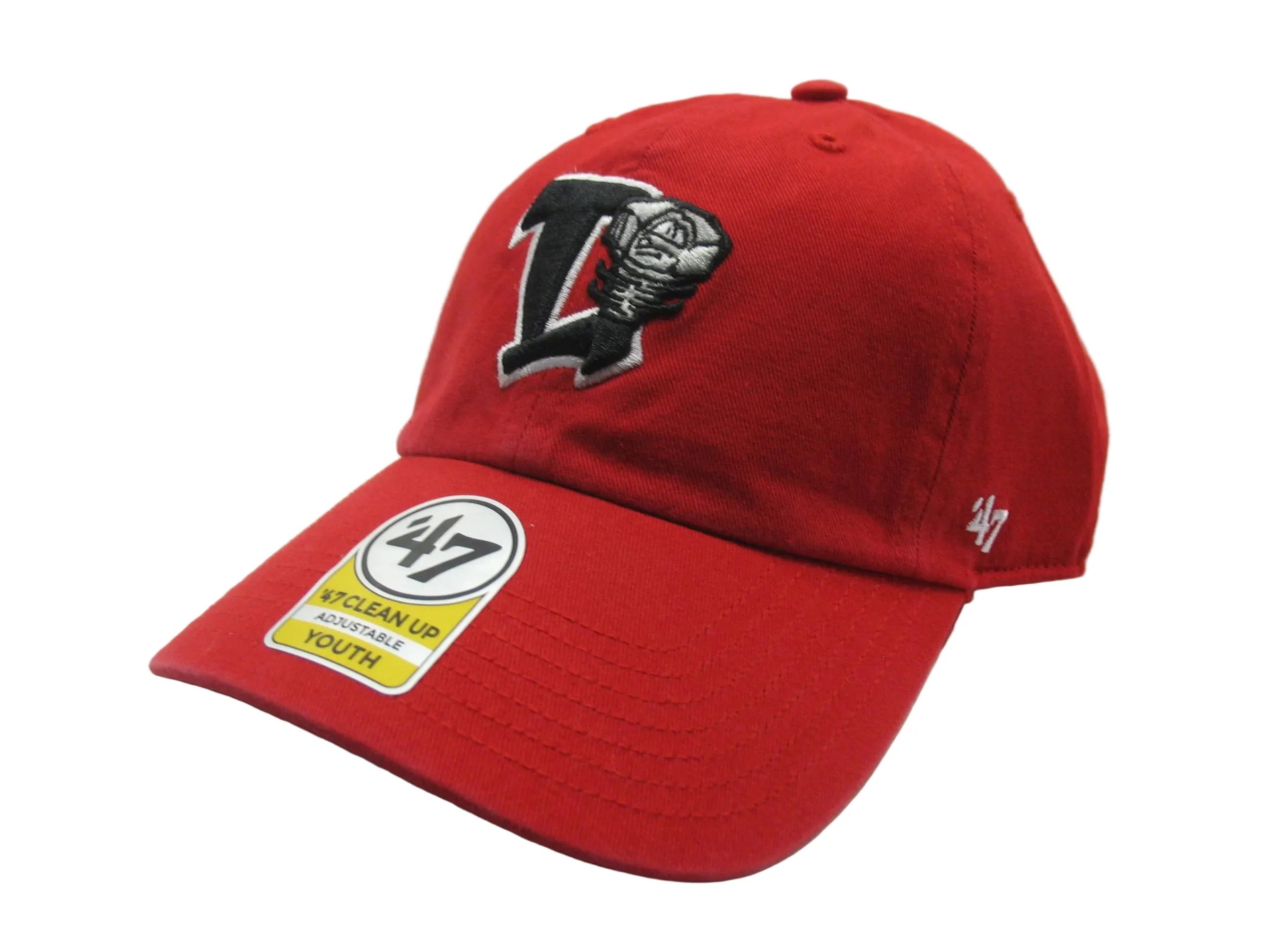 Lansing Lugnuts '47 Brand Youth Red Clean Up Adjustable Hat