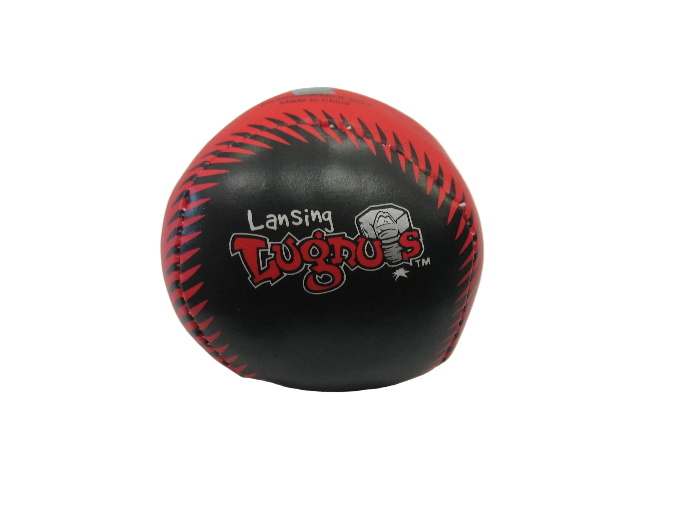 Lansing Lugnuts Black/Red Softee Ball