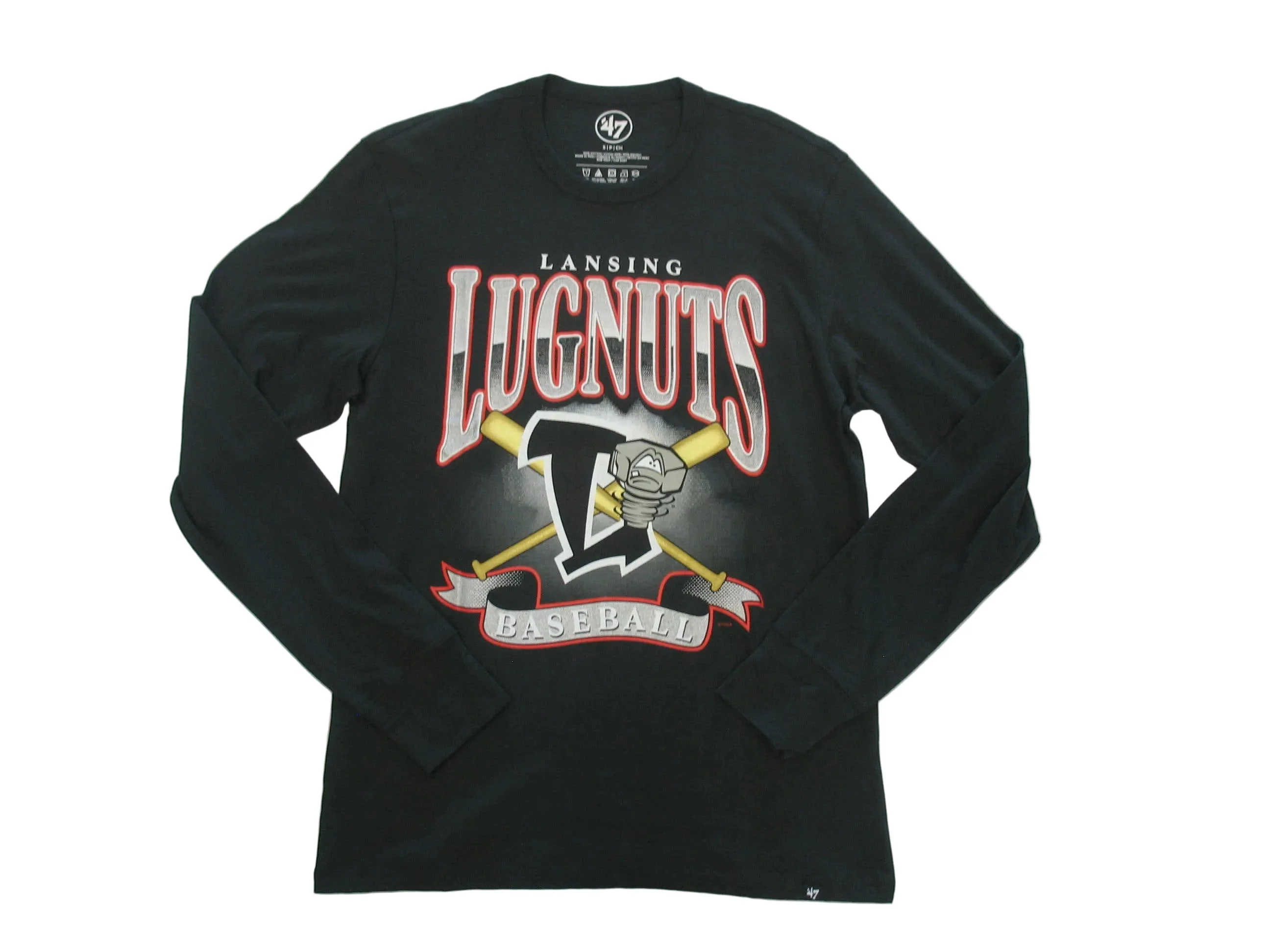 Lansing Lugnuts Men's Chrometown Franklin L/S T-shirt