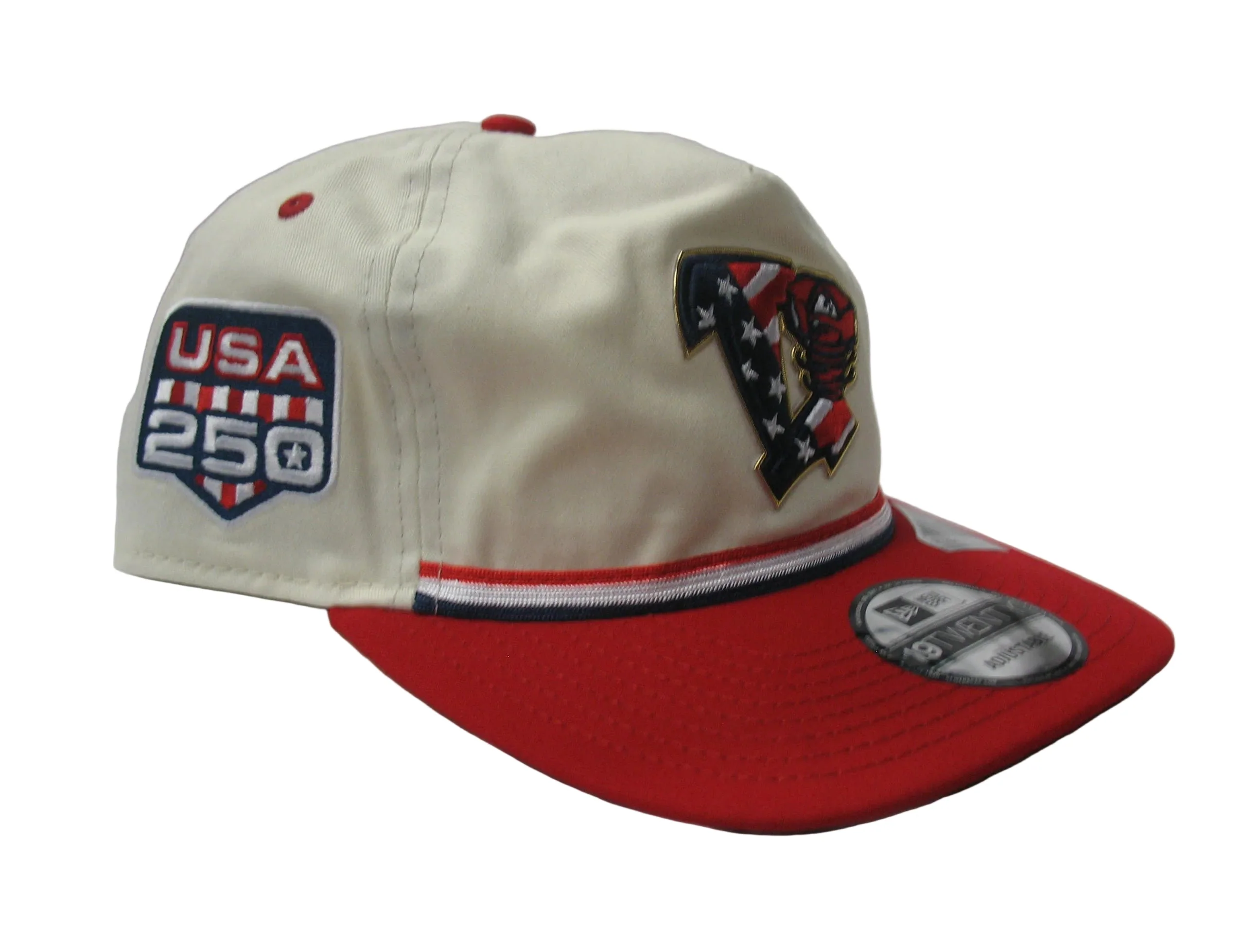 Lansing Lugnuts New Era 2026 Stars and Stripes Adjustable Hat - Image 2