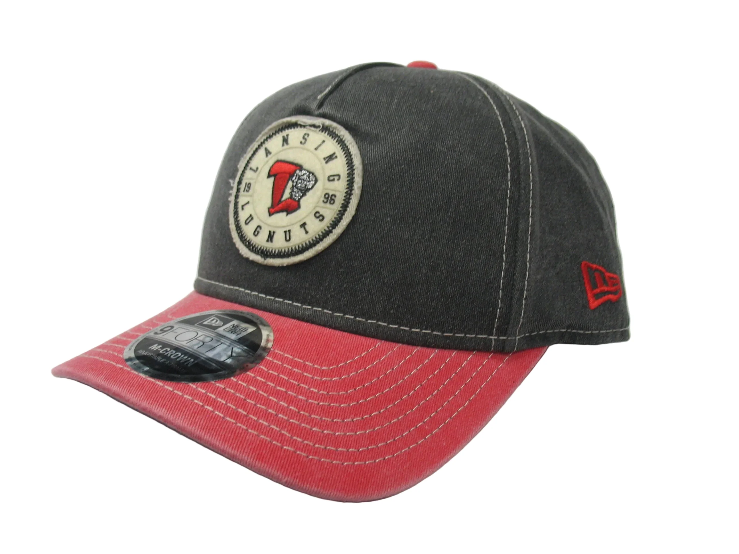 Lansing Lugnuts New Era 940 M-Crown Felt Adjustable Hat - Image 2