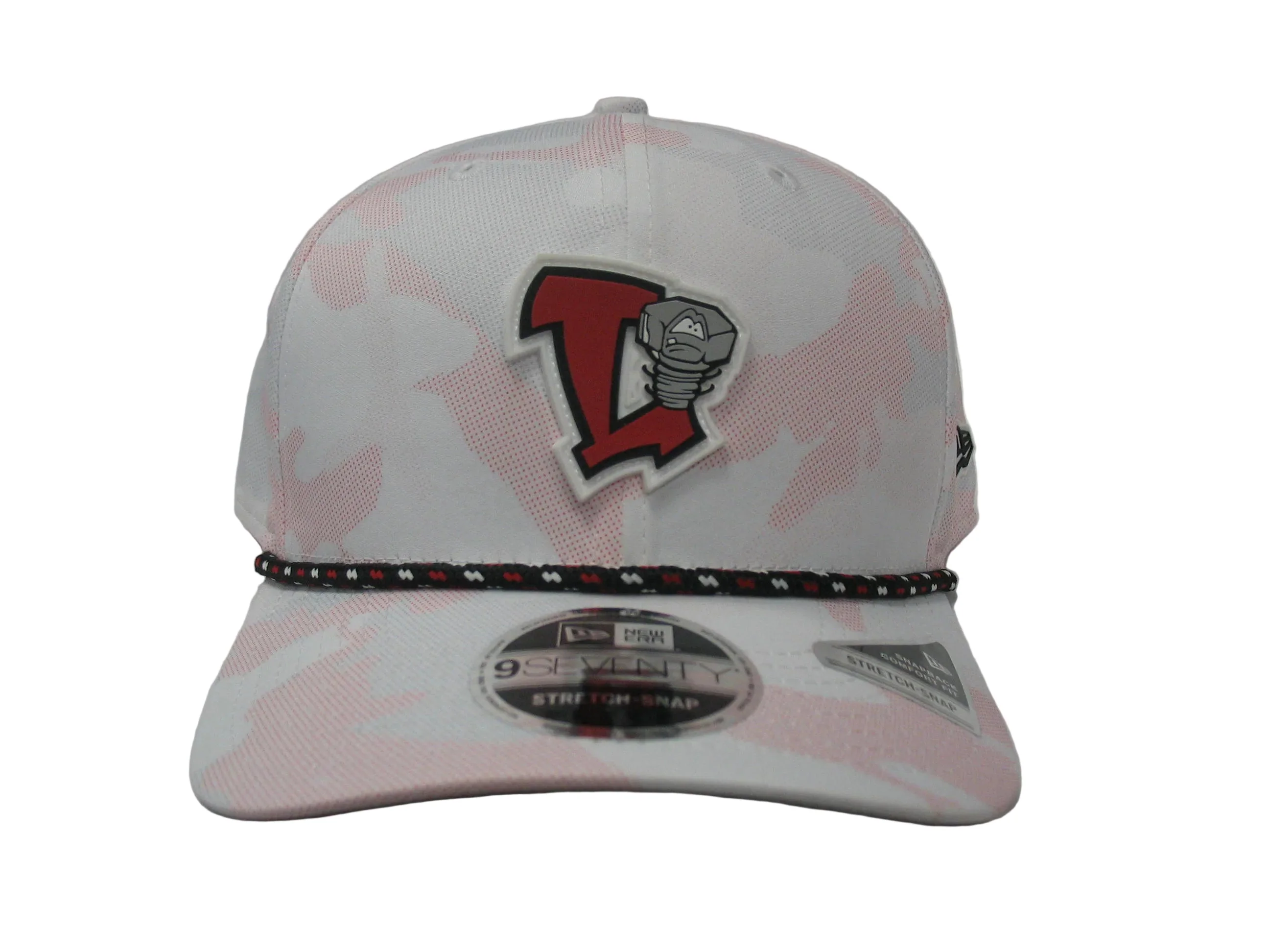 Lansing Lugnuts New Era 970SS Camo Rope Adjustable Hat