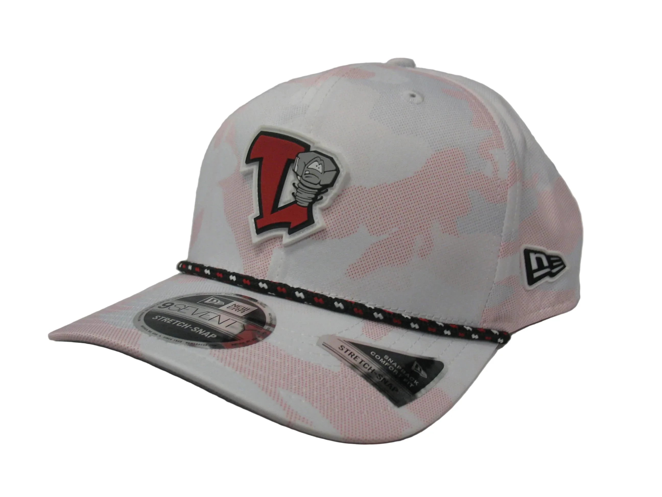 Lansing Lugnuts New Era 970SS Camo Rope Adjustable Hat - Image 2