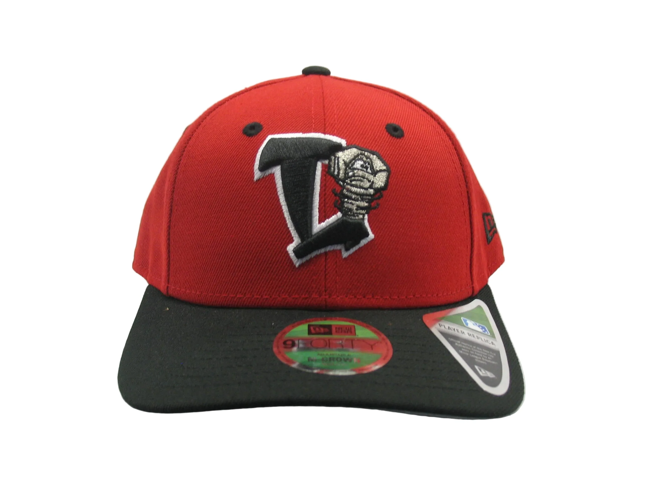 Lansing Lugnuts New Era Youth Player Replica 9Forty M-Crown Home Logo Adjustable Hat