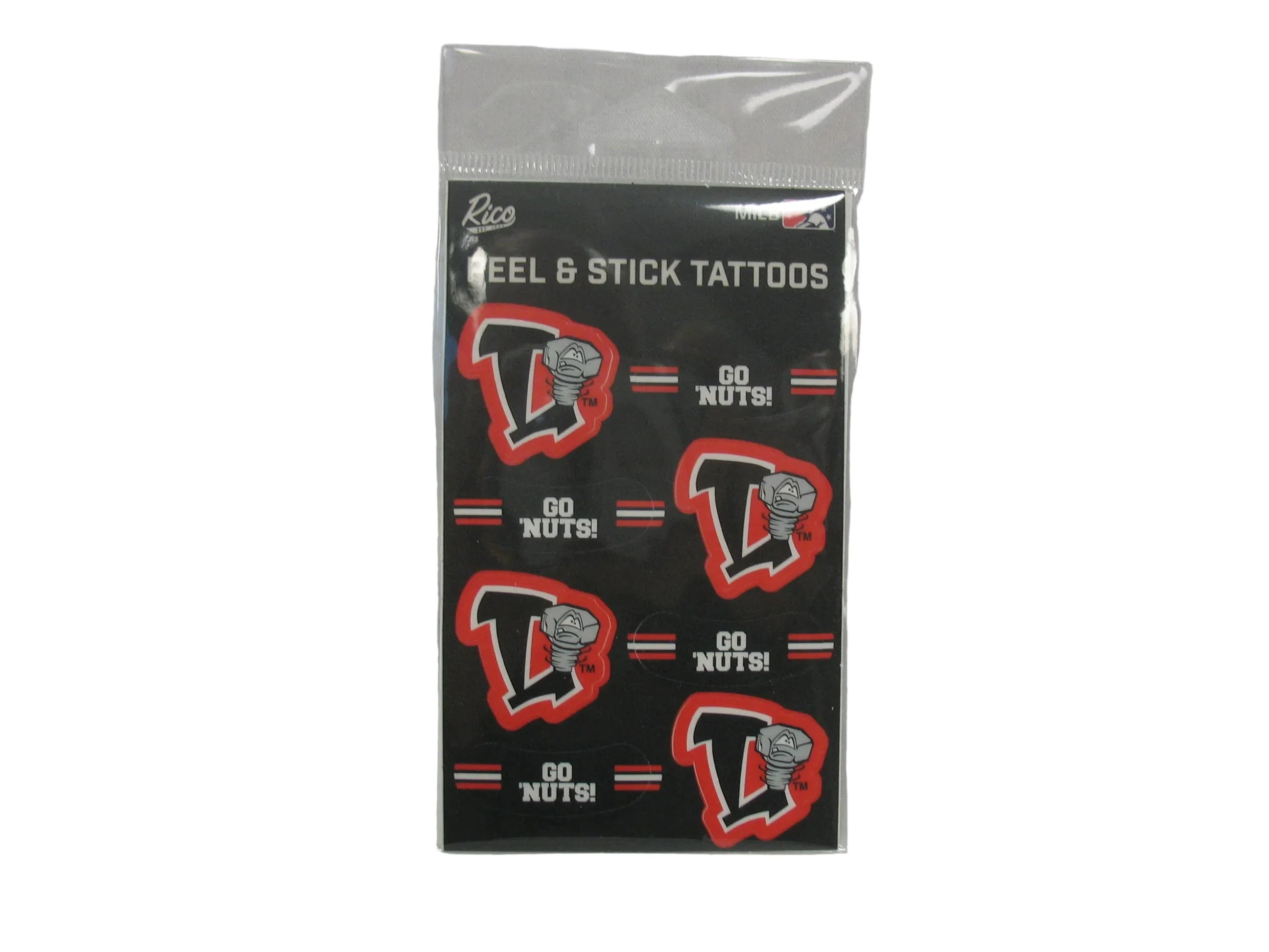 Lansing Lugnuts Peel and Stick Tattoos