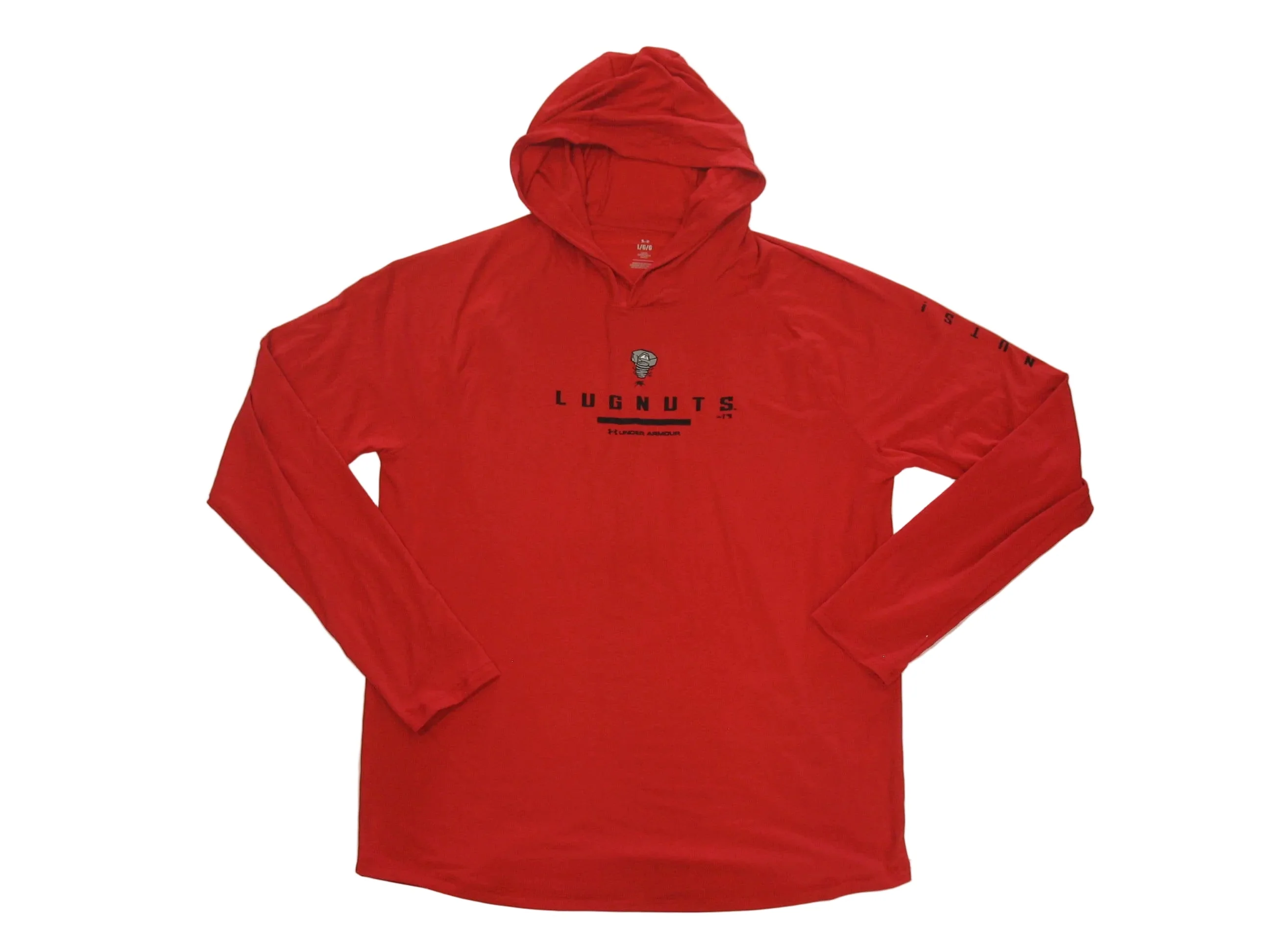 Lansing Lugnuts Under Armour Men's Tech Stretch L/S Lightweight Hoodie