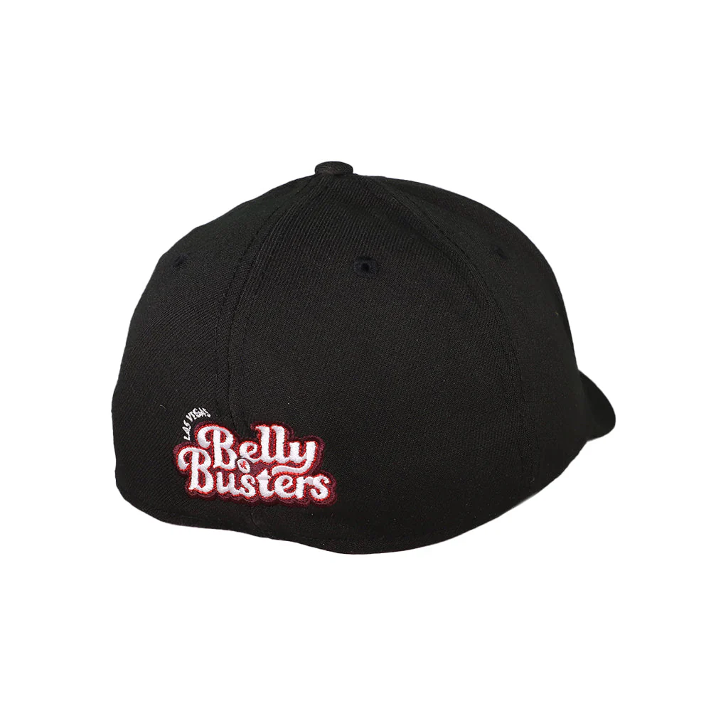 Las Vegas Belly Busters New Era Theme Night Collection Black 39THIRTY Stretch Fit Hat - Image 3