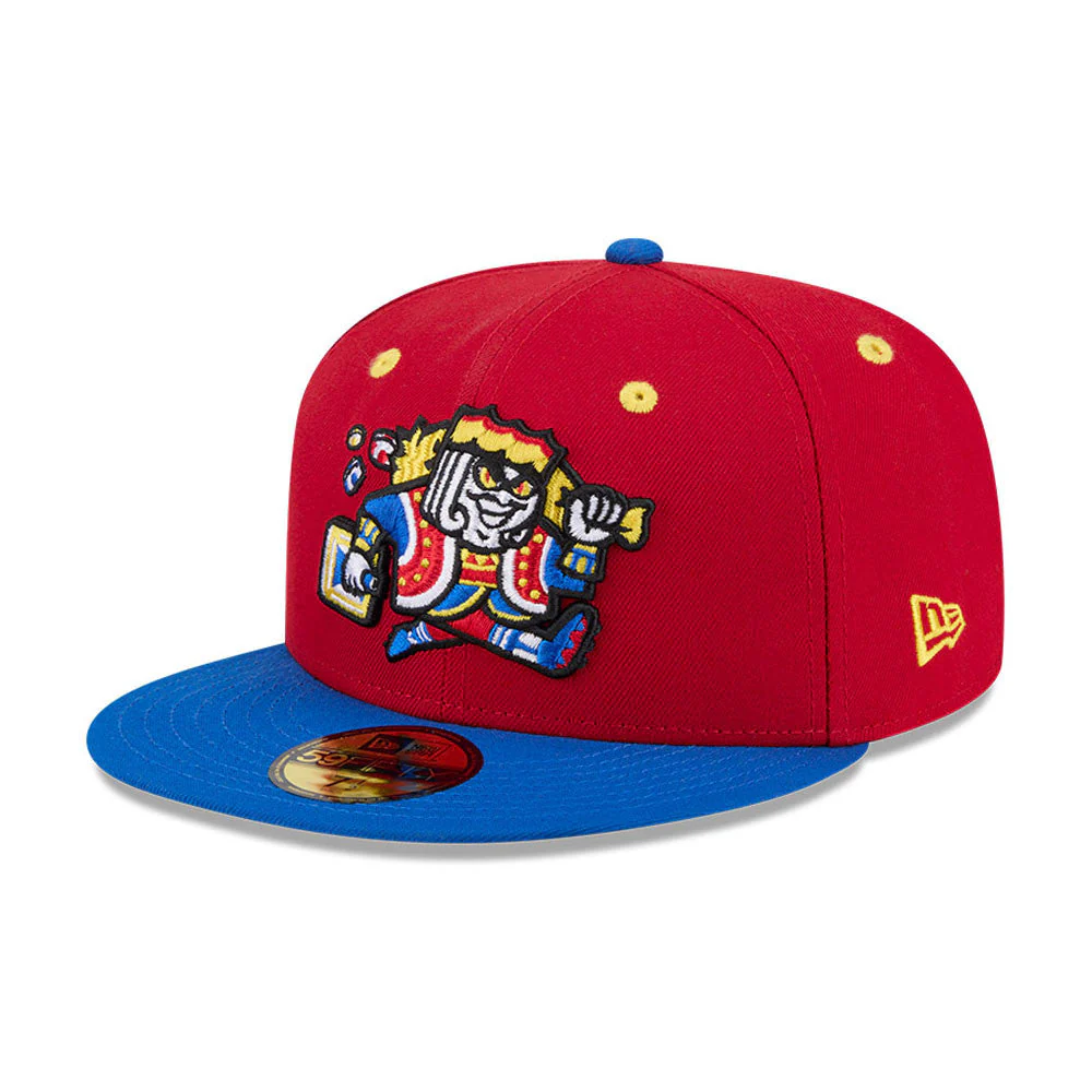 Las Vegas Villains New Era Theme Night Collection On-Field Red/Royal Blue 59FIFTY Fitted Hat