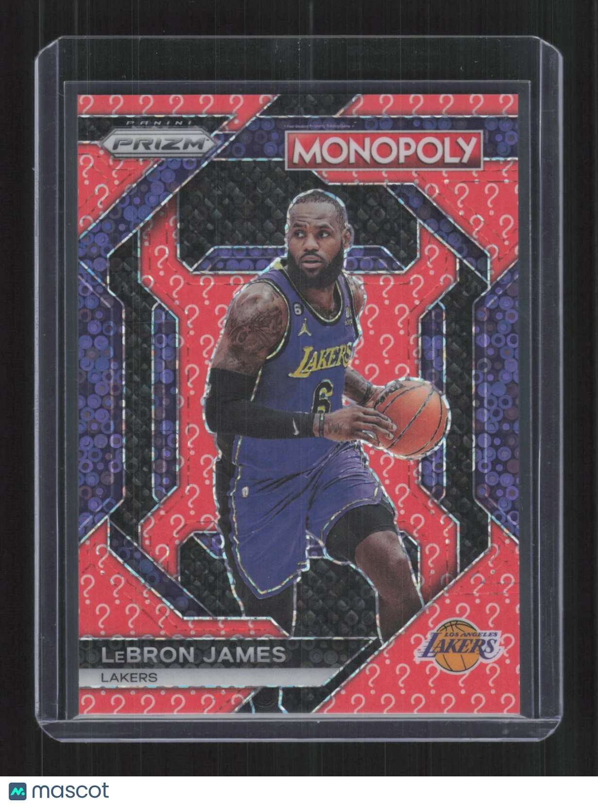 LeBron James 2023 Panini Prizm Monopoly Question Mark /25 #PS9