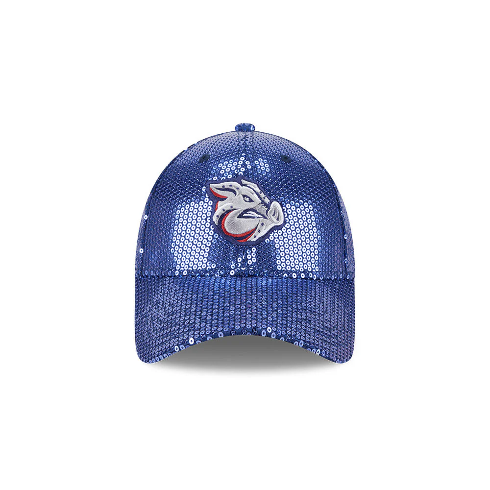 Lehigh Valley IronPigs Womens New Era 940 Sequin Bri Cap - Image 3