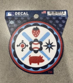 Lehigh Valley IronPigs Hex Sign Clean Cut Decal Sticker