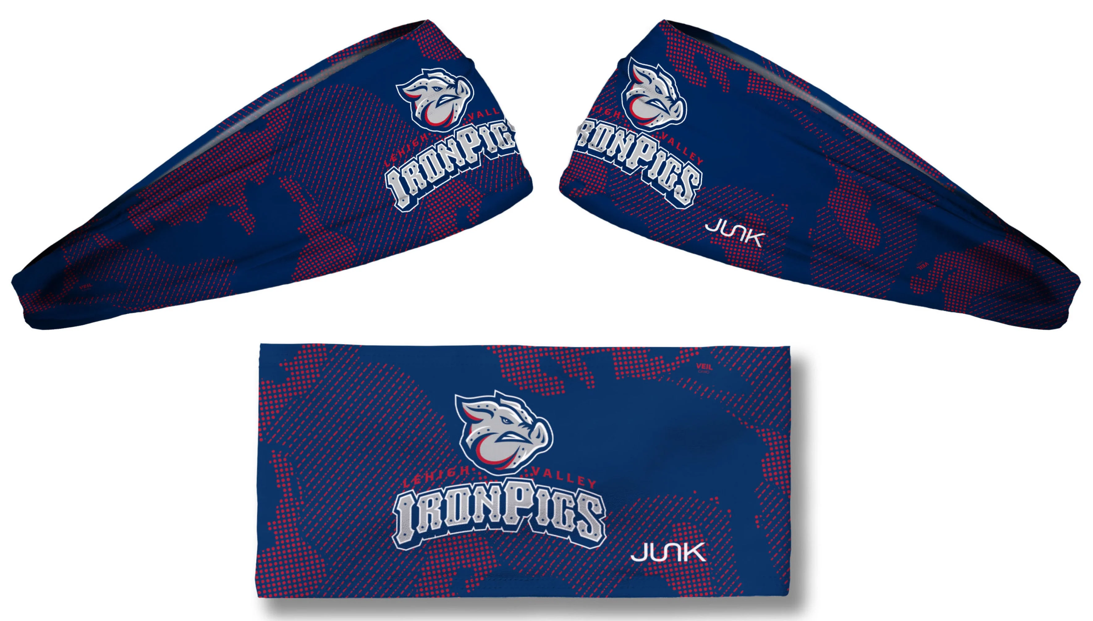 Lehigh Valley IronPigs Nanoweave Pattern Headband