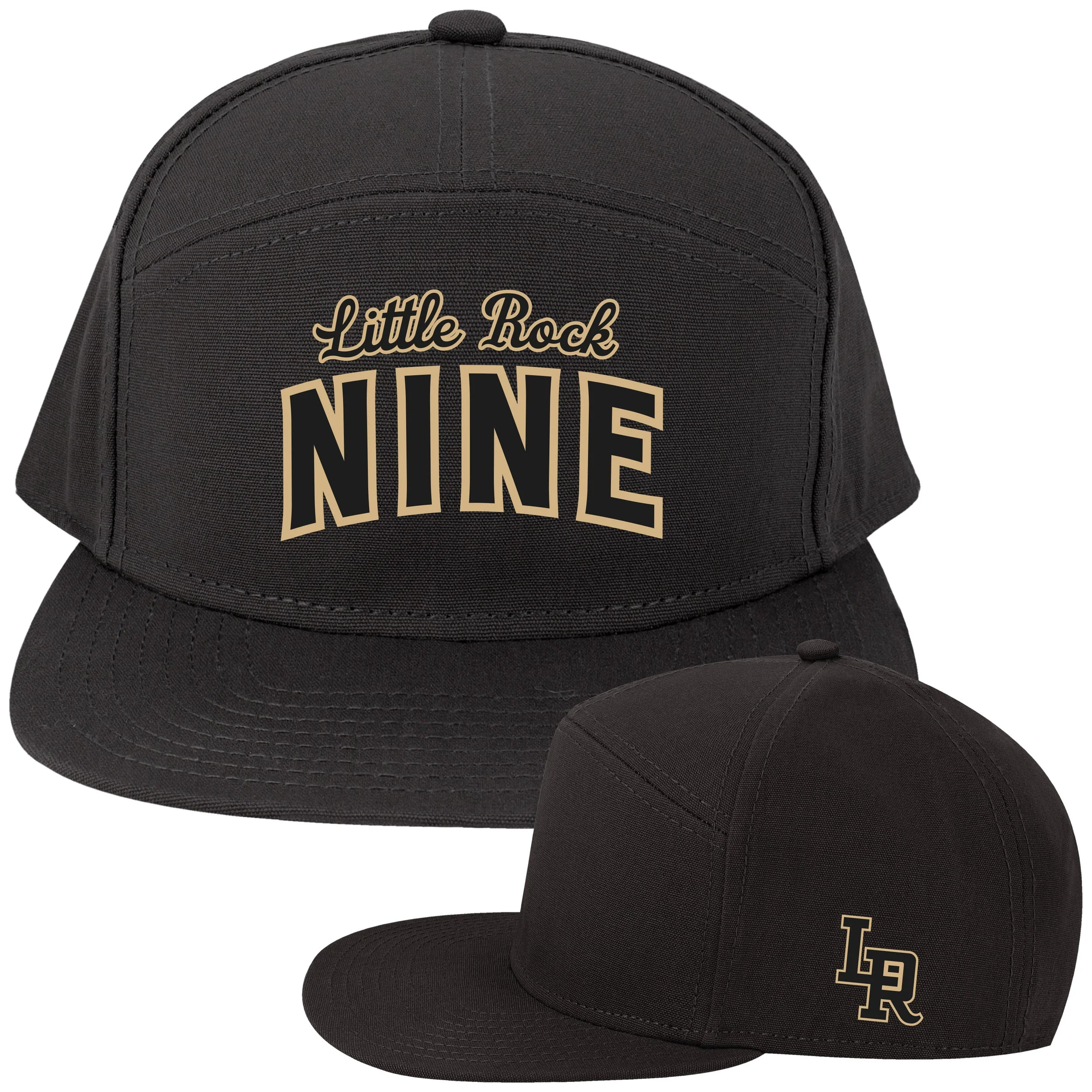 Little Rock Nine L2 Brands Hopback 7-Panel Flat Brim Adjustable Cap