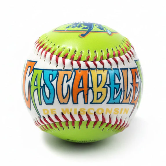 Los Cascabeles Green Baseball