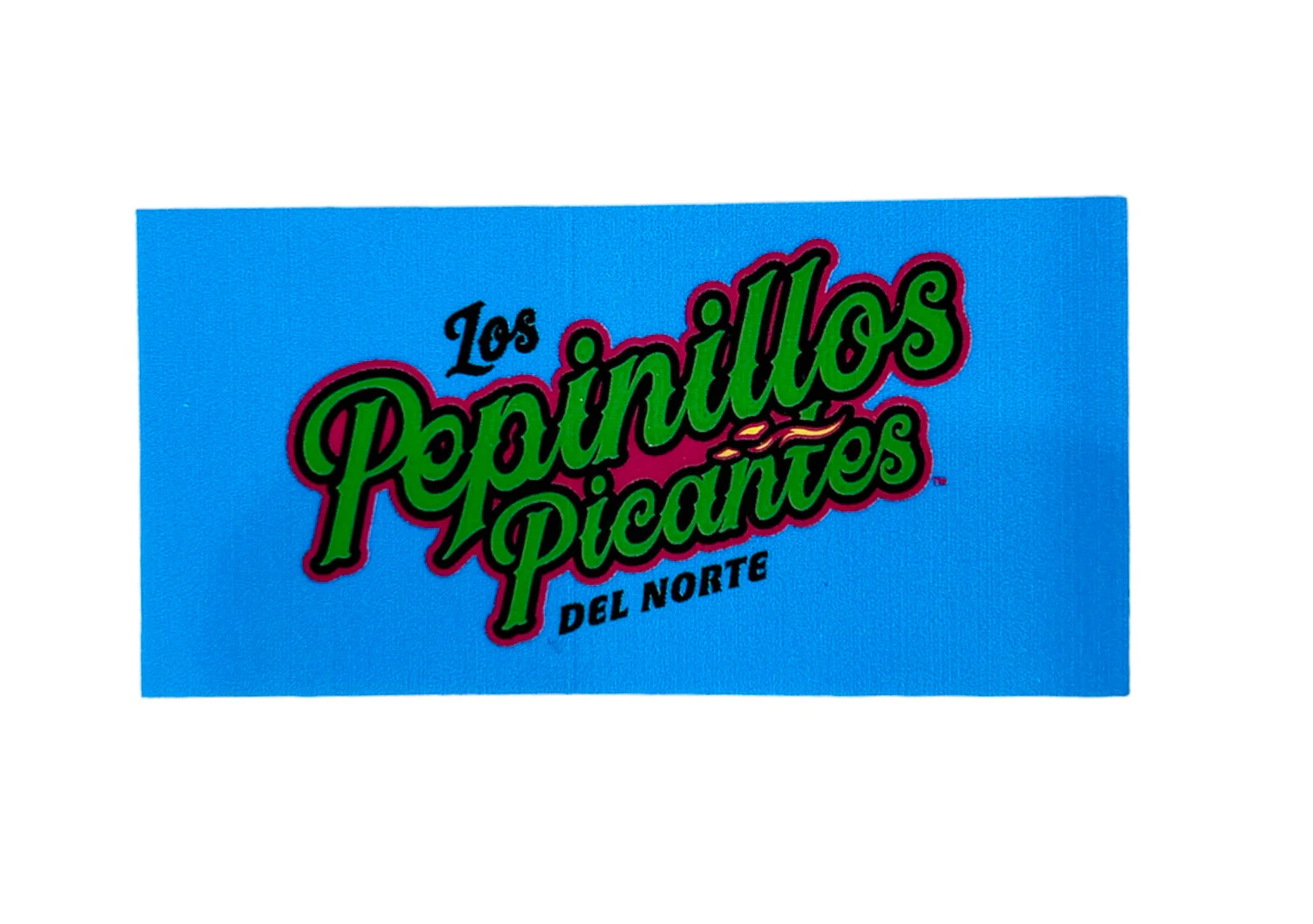 Los Pepinillos Picantes del Norte Mini Wordmark Sticker