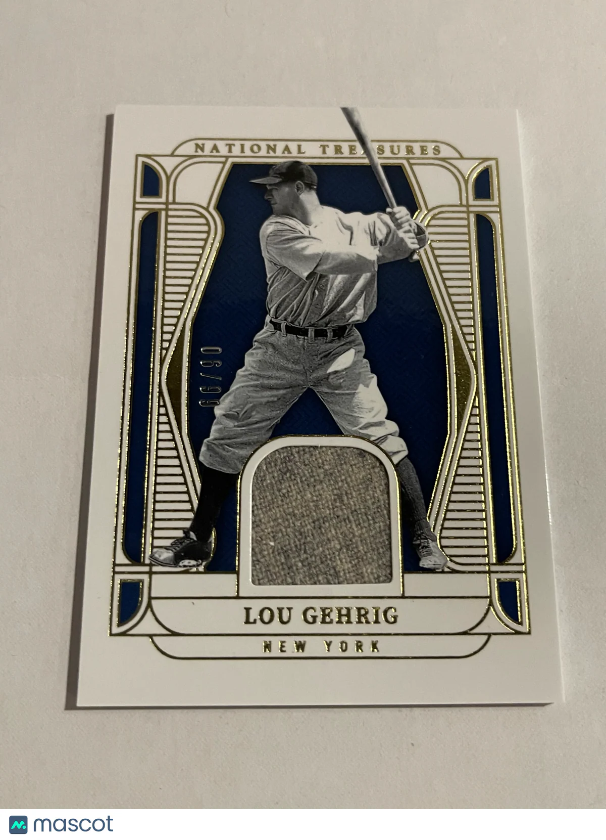 Lou Gehrig 2025 Panini National Treasures #MT-LG