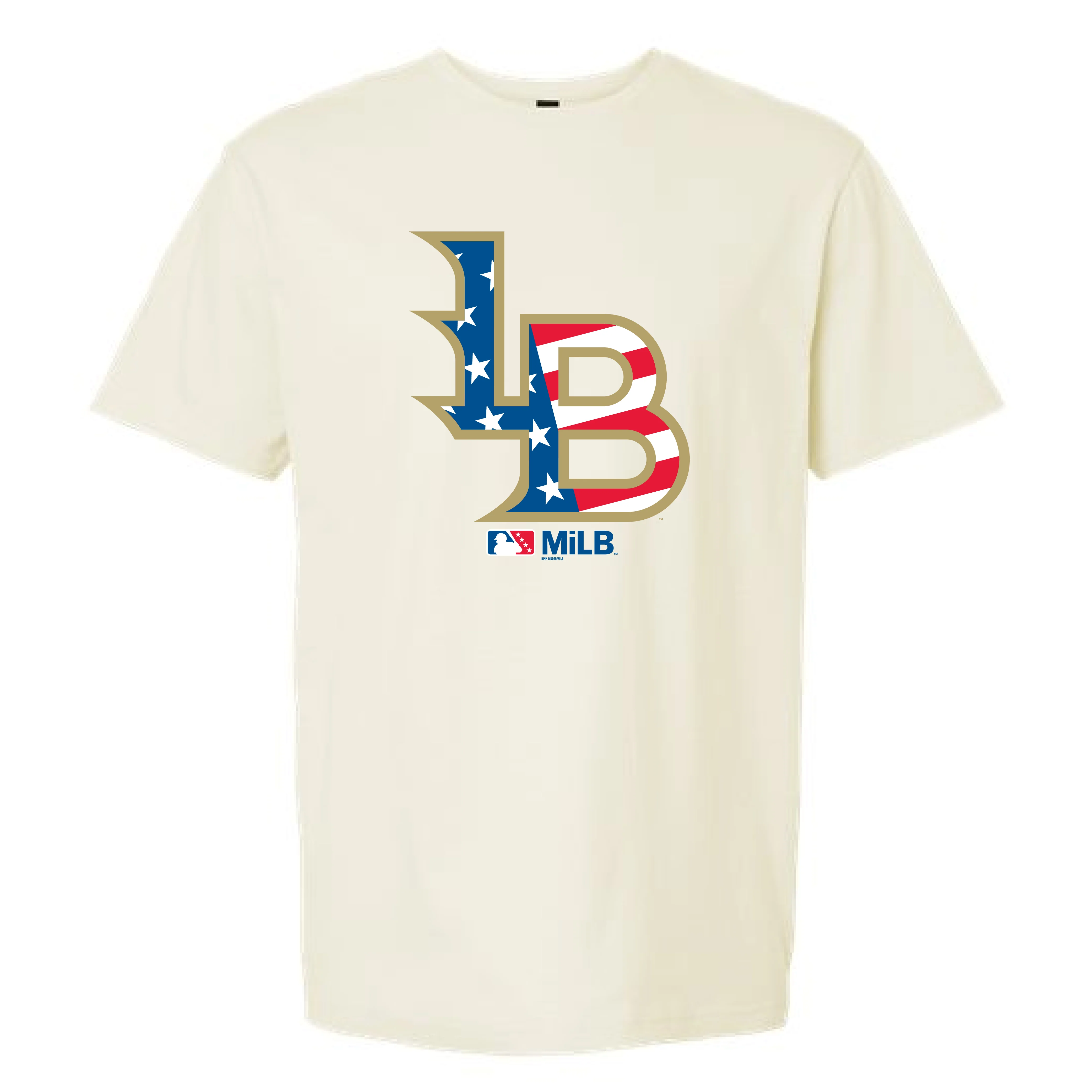 Louisiville Bats US Flag T-Shirt (Cream)