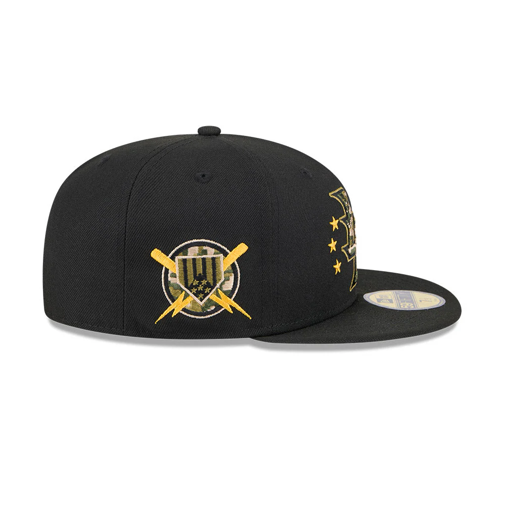 Louisville Bats 2024 Armed Forces Fitted Cap - Image 6