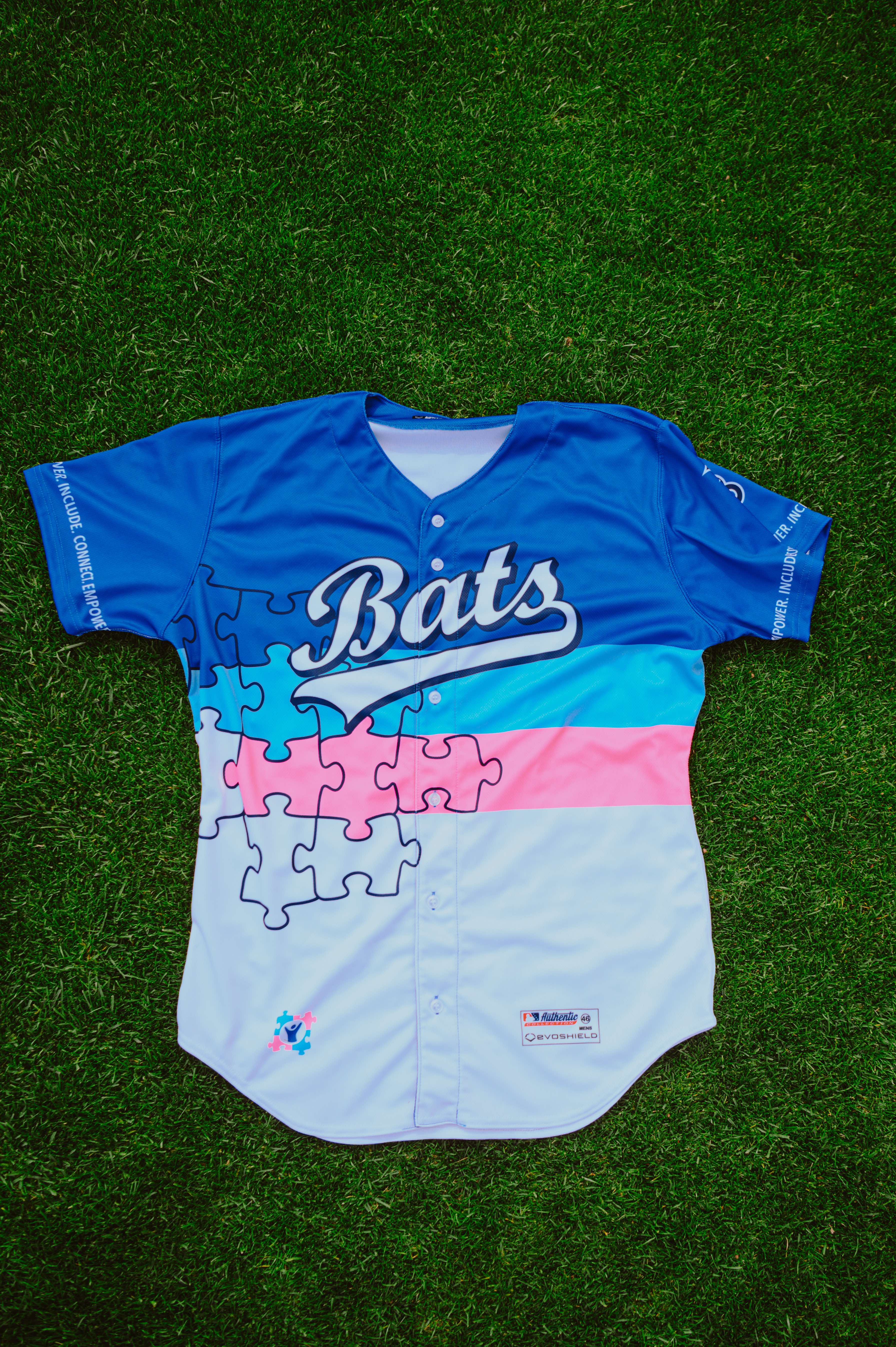 Louisville Bats Autism Awareness Night Jerseys