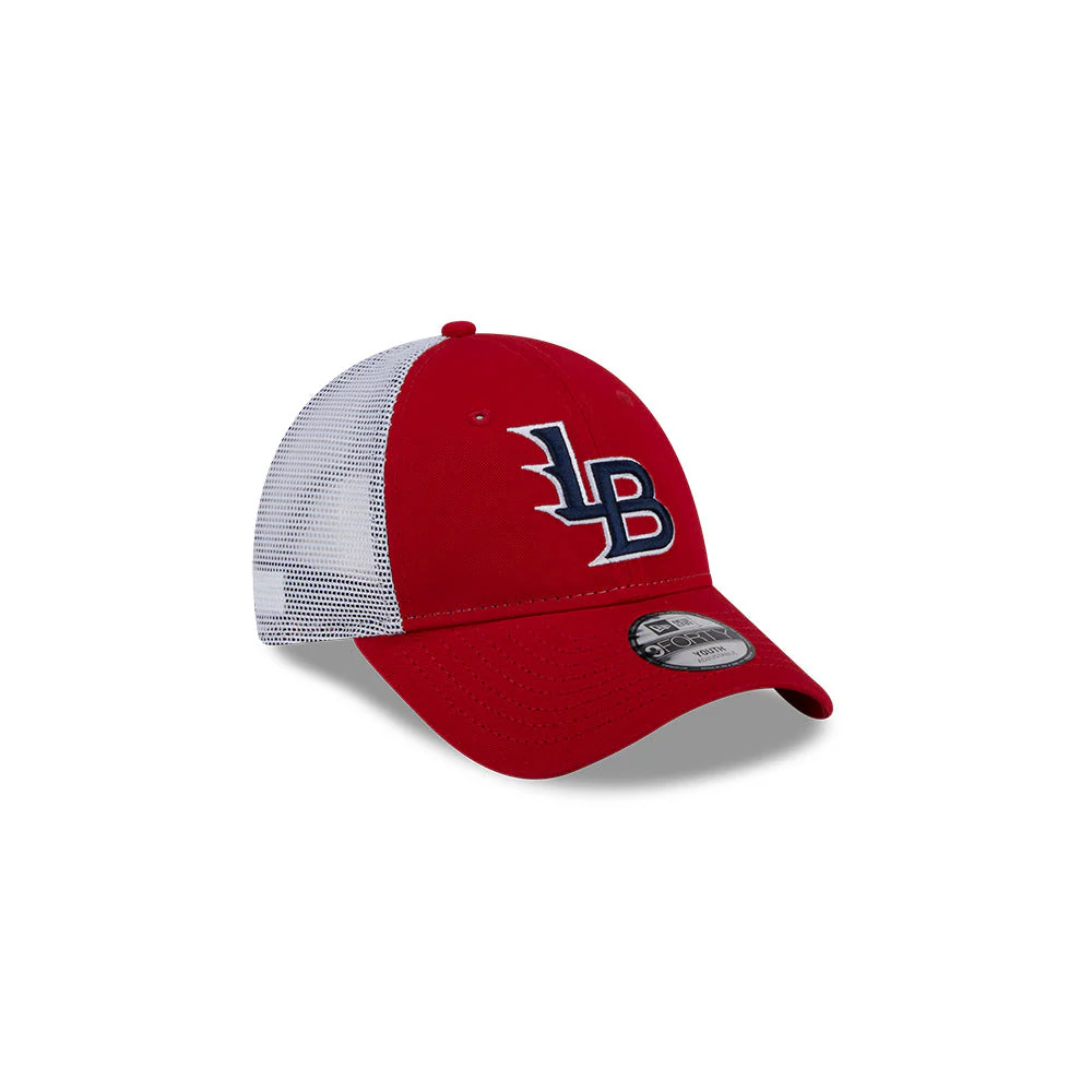 Louisville Bats Youth 940 Red Trucker Cap - Image 2