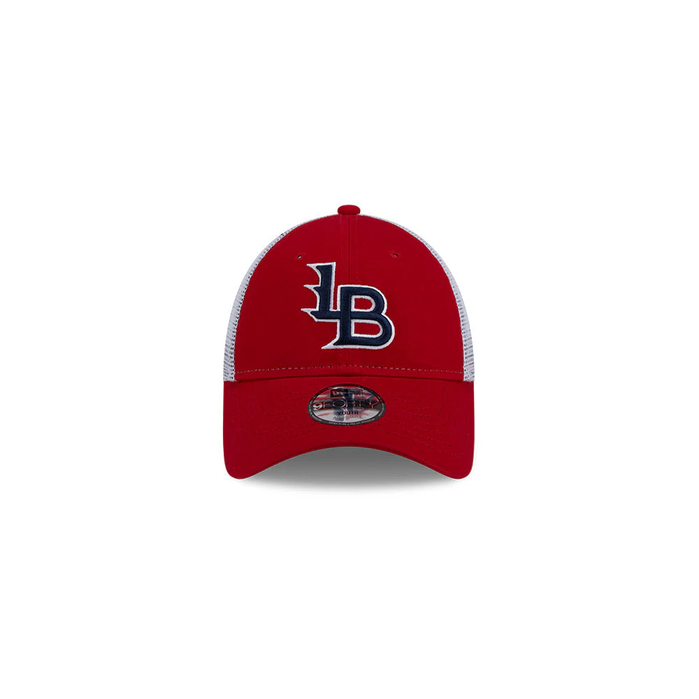 Louisville Bats Youth 940 Red Trucker Cap - Image 3