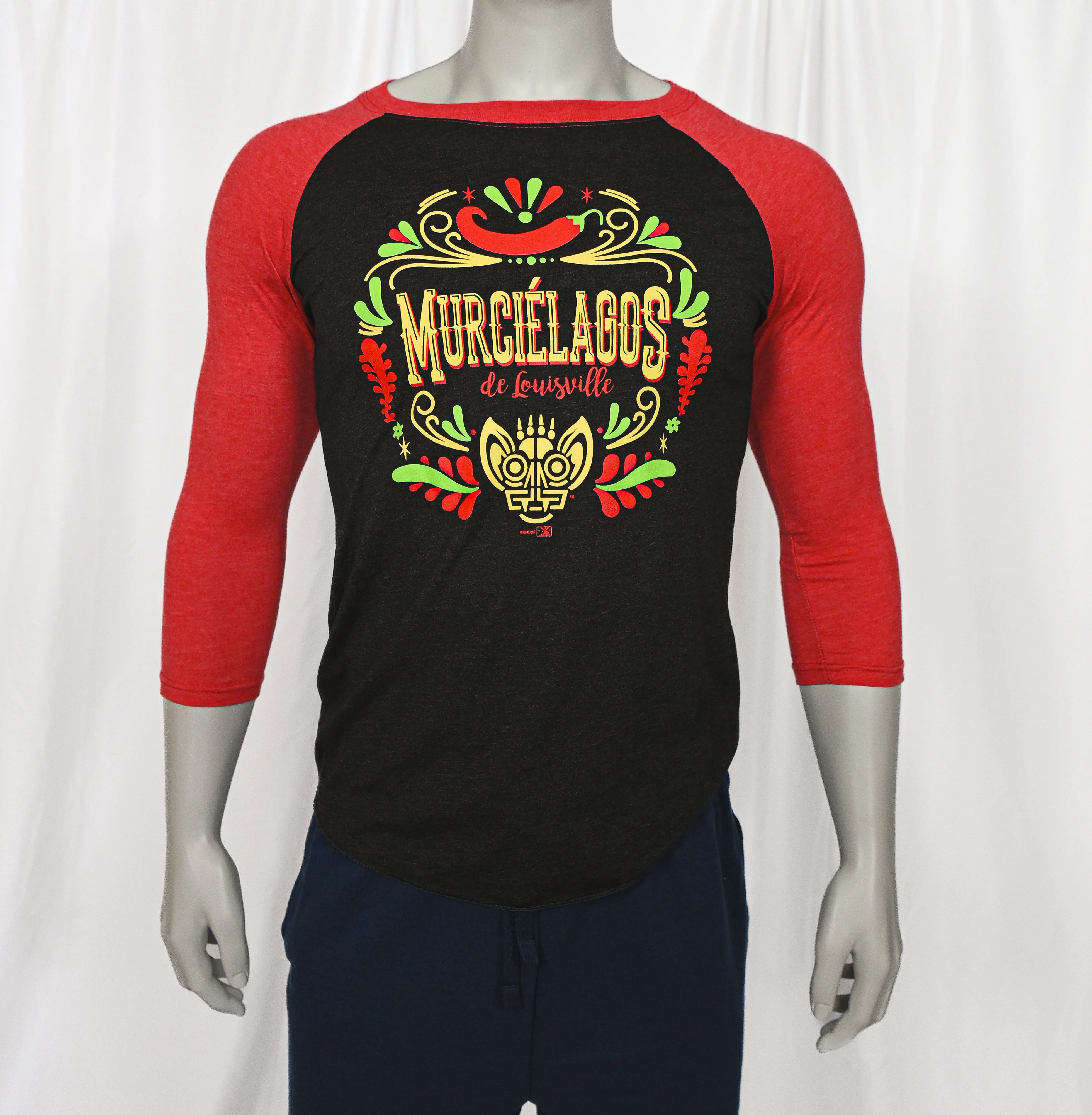 Louisville Bats Murcielagos 3/4 Sleeve T-Shirt