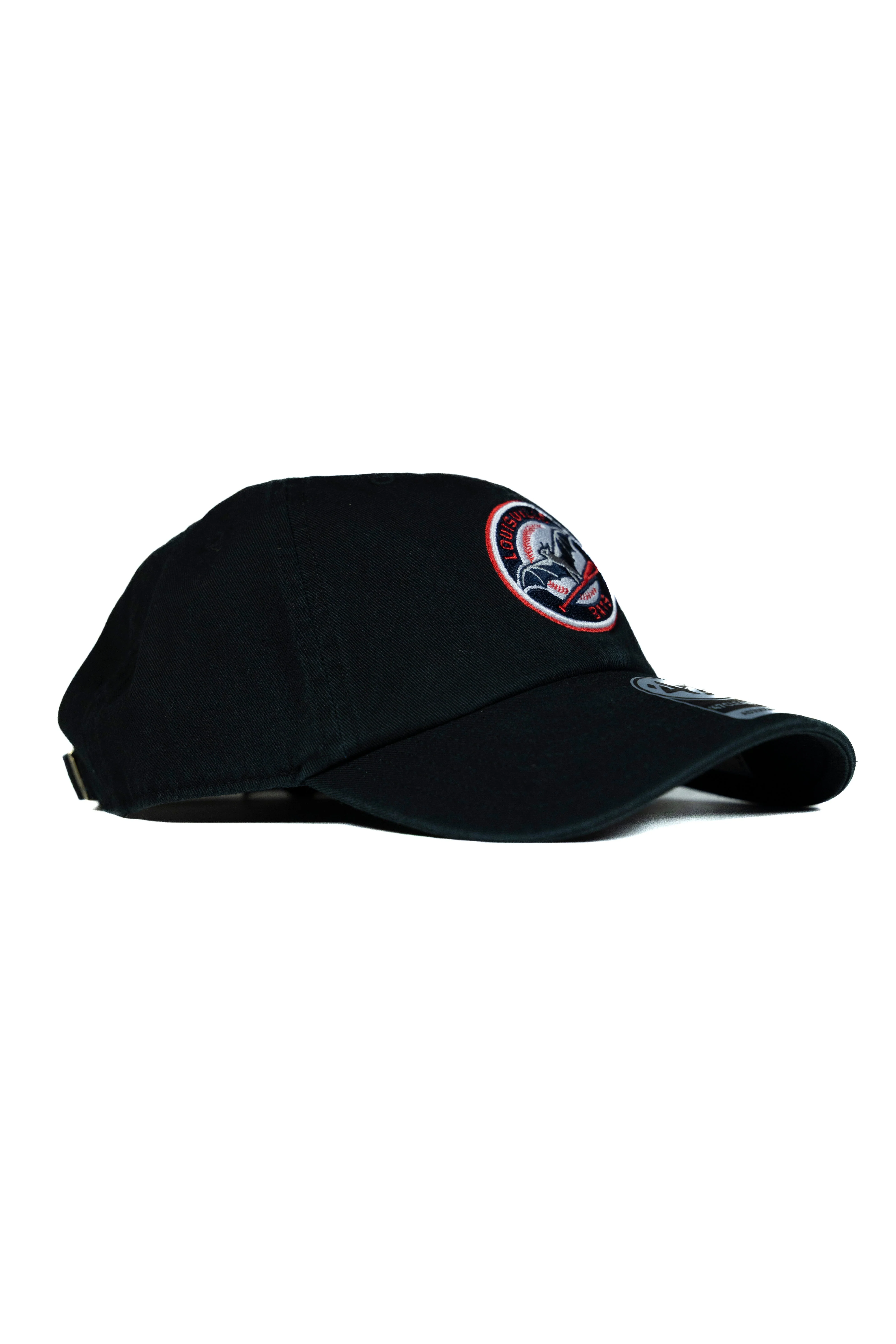 Louisville Bats Primary Logo Clean Up Cap (Black) - Image 3