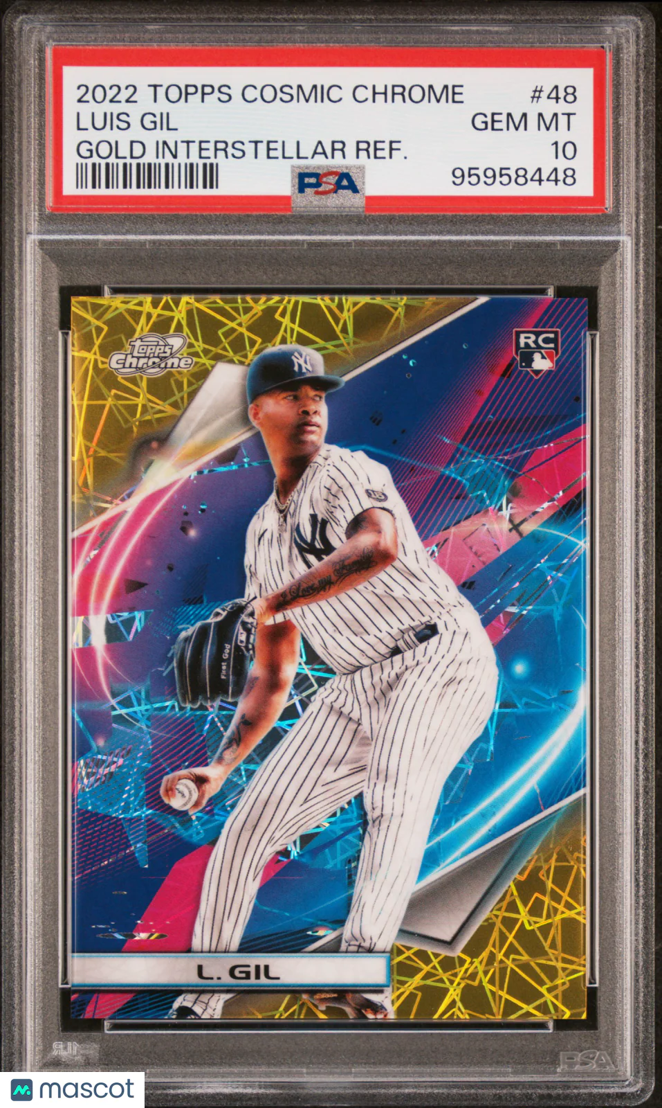 Luis Gil 2022 Topps Cosmic Chrome #48 Gold Inters