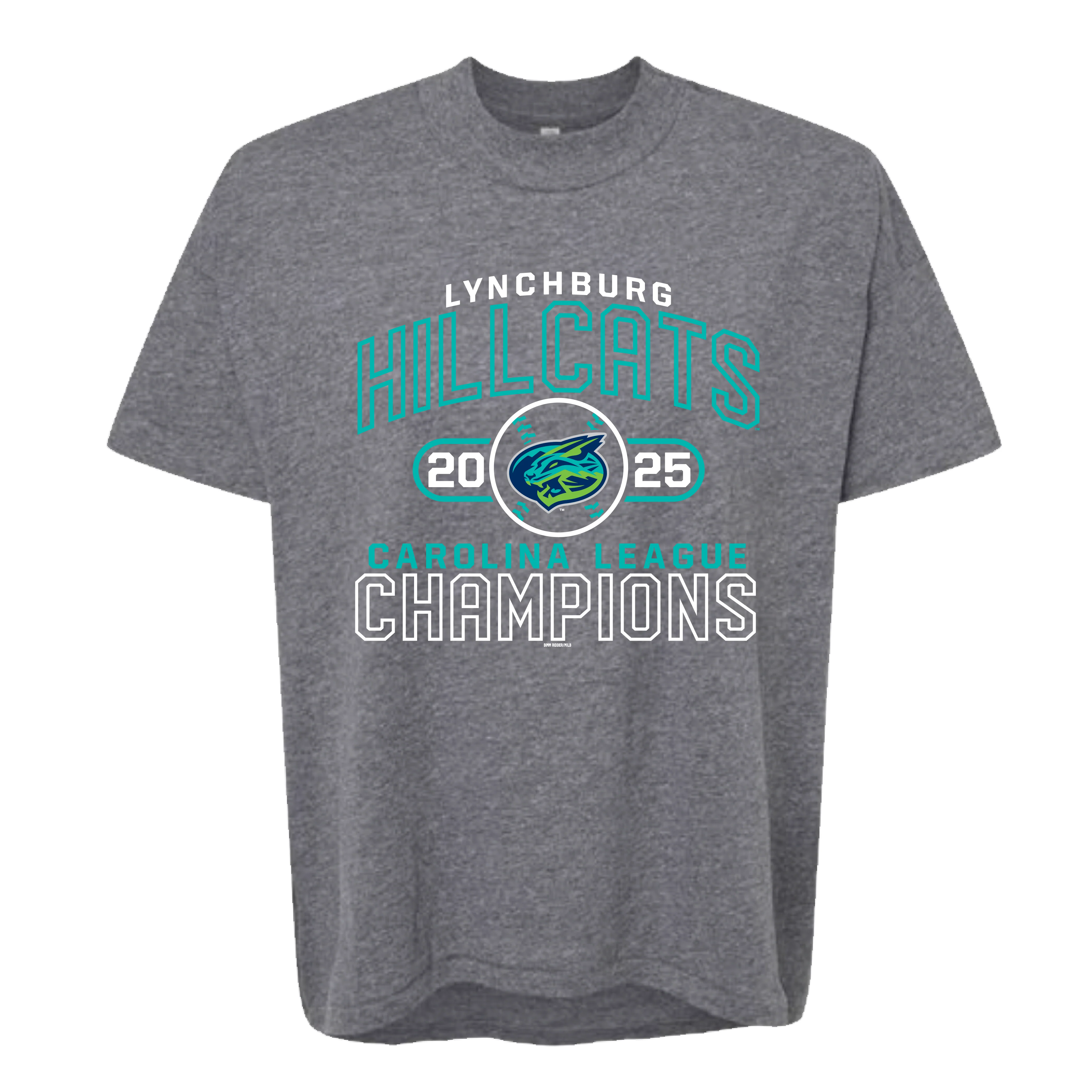 Lynchburg Hillcats 2025 Carolina League Champions Women's Hi-Lo Boxy Tee