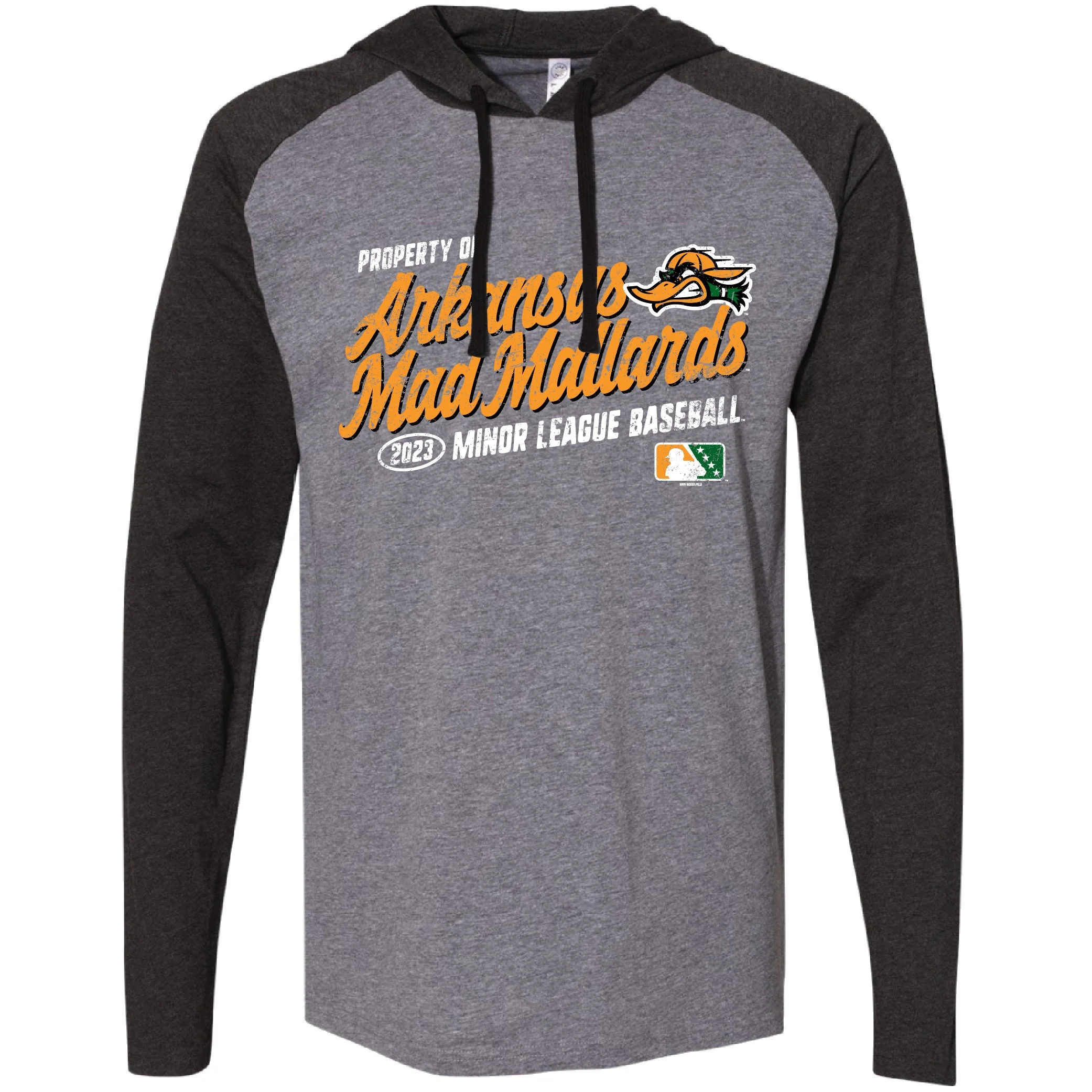 Mad Mallards Bimm Ridder LS Raglan Hood Tee