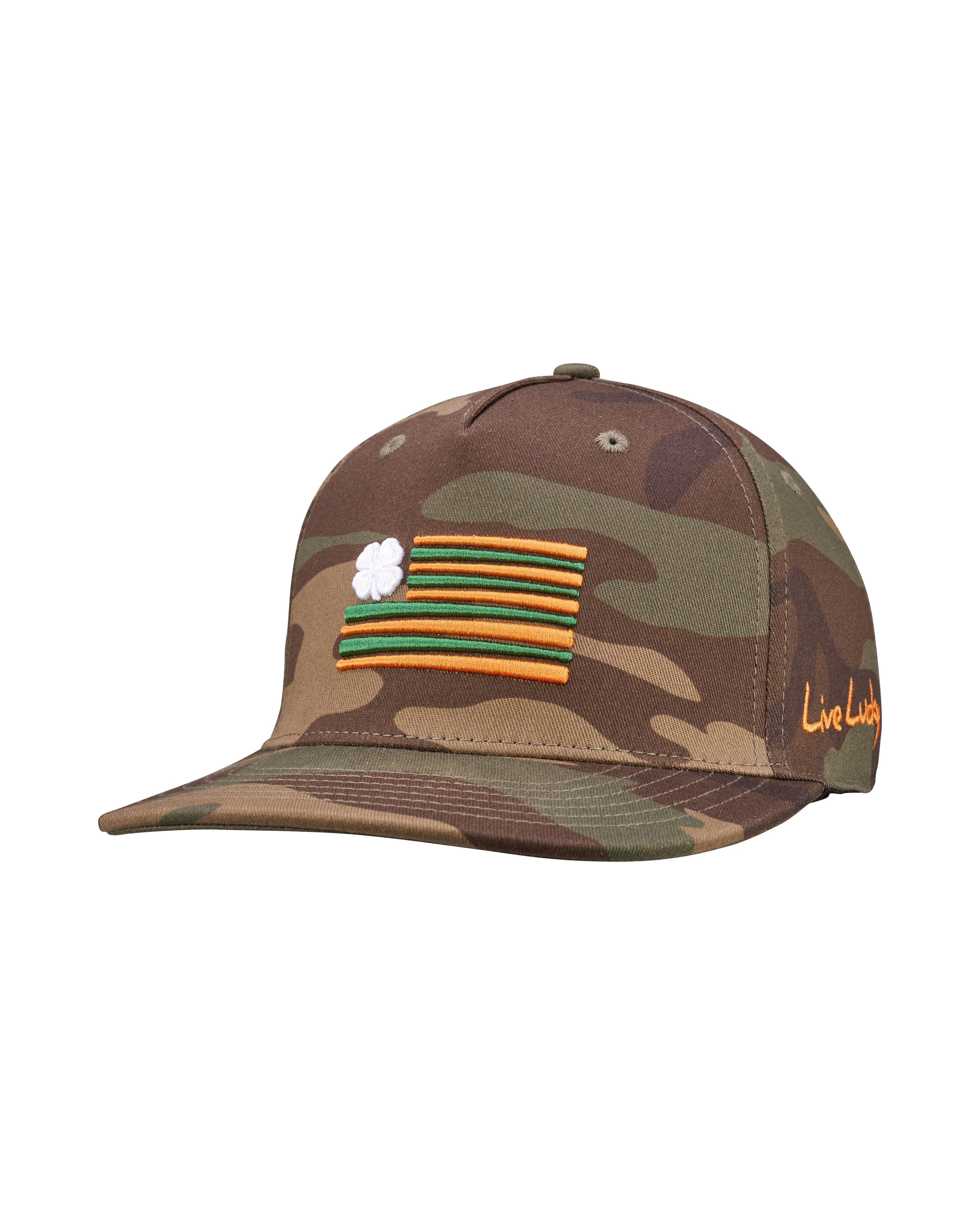 Mad Mallards Black Clover Bats Snapback Cap