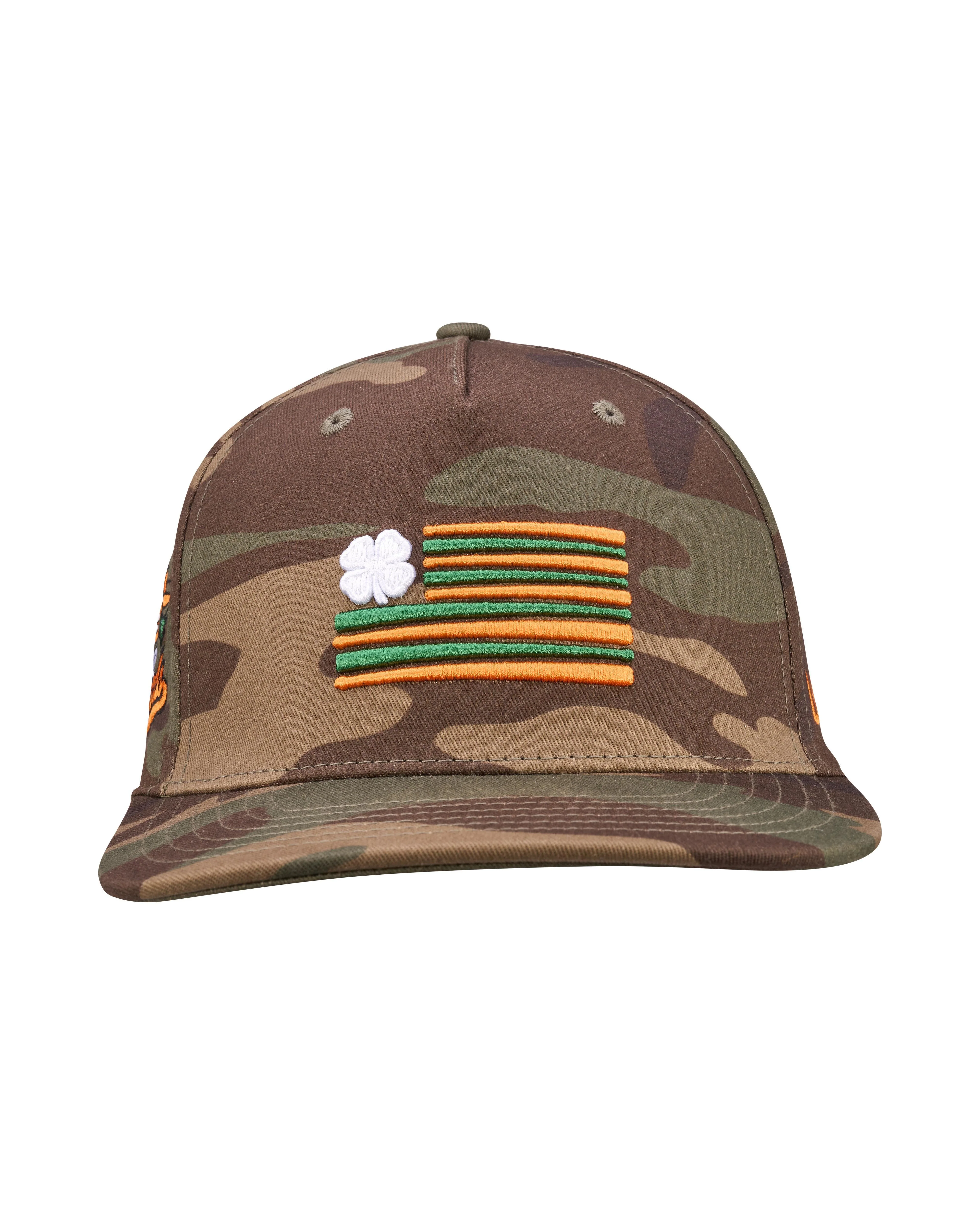 Mad Mallards Black Clover Bats Snapback Cap - Image 6