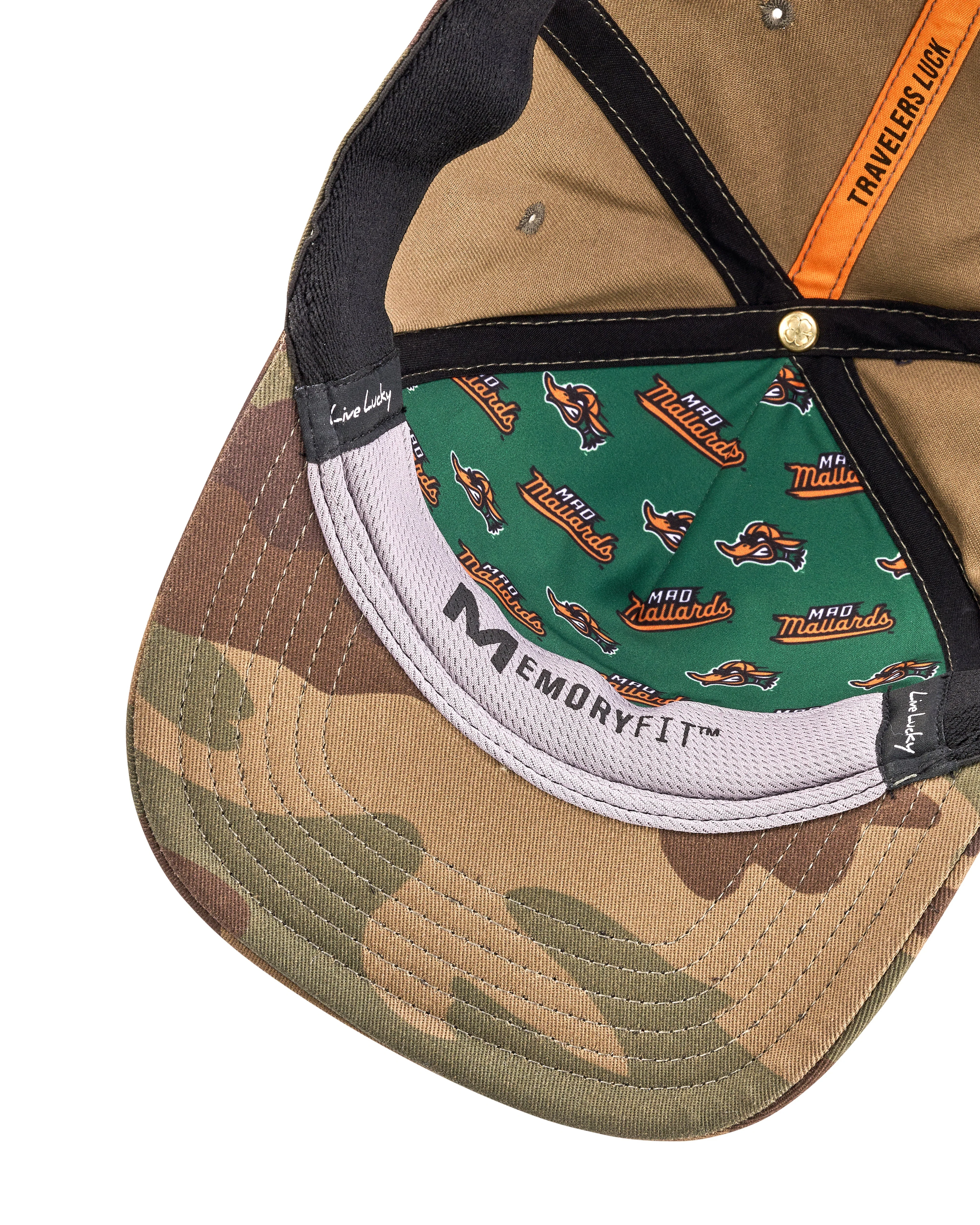 Mad Mallards Black Clover Bats Snapback Cap - Image 7
