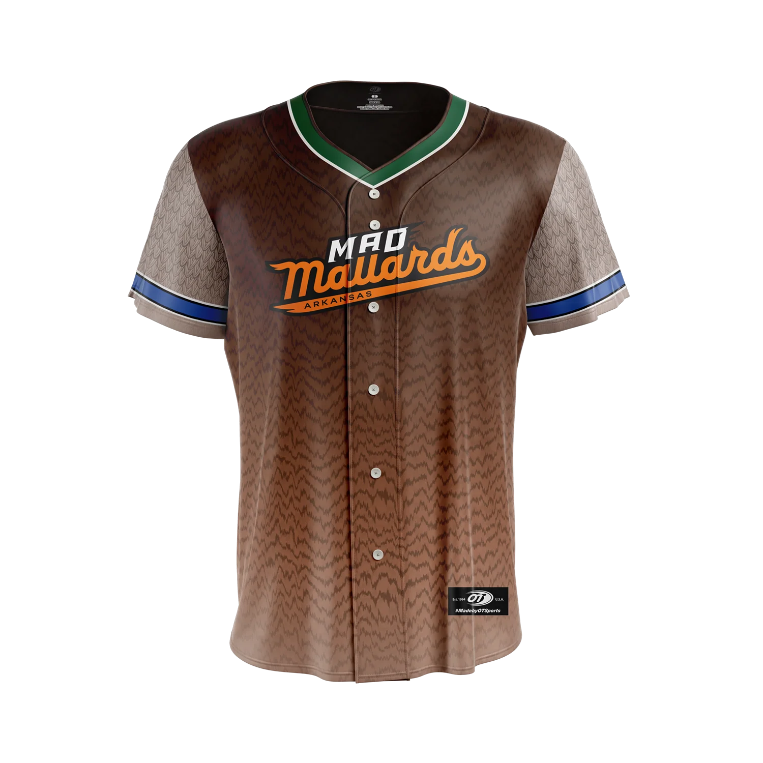 Mad Mallards OT Sports Youth Duck Replica Jersey
