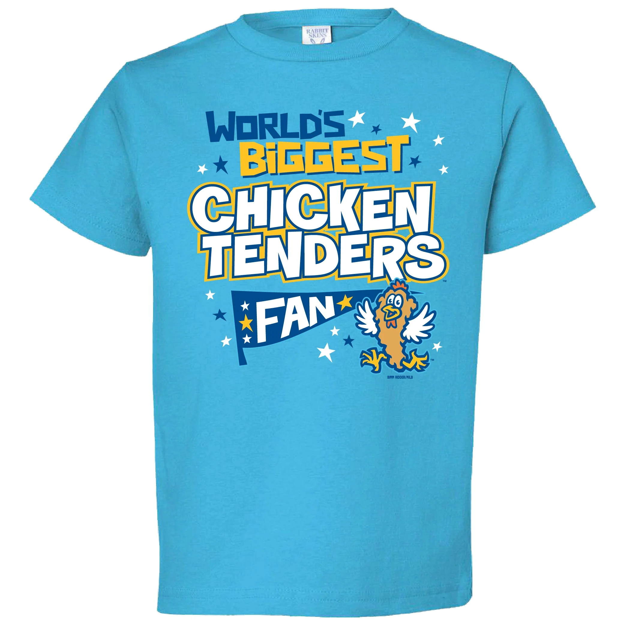 Manchester Chicken Tenders Toddler Biggest Fan T-Shirt Blue
