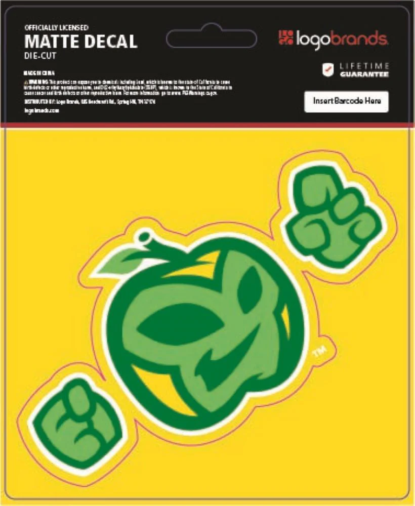 Manzanas Luchadoras Apple Matte Die Cut Decal
