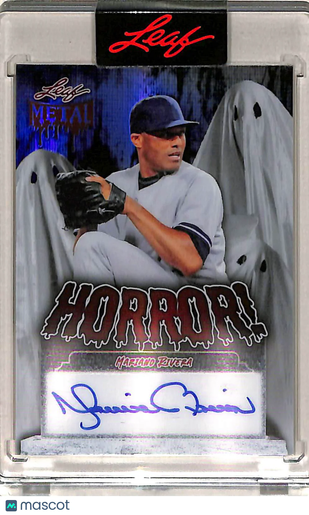 Mariano Rivera 2025 Leaf Metal Horror! #H-MR1 1/1
