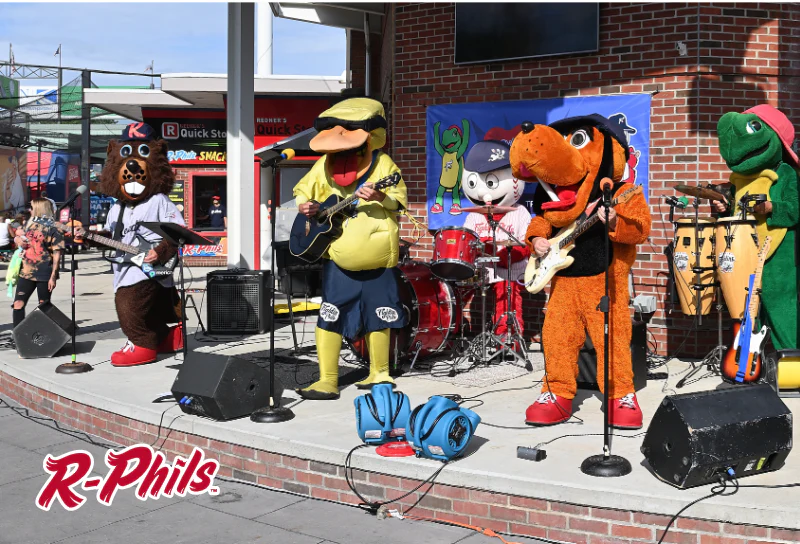 Mascot Band Postcard