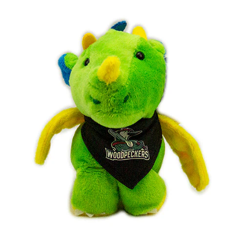 Fayetteville Woodpeckers Mascot Factory Short Stack Plush Dragon