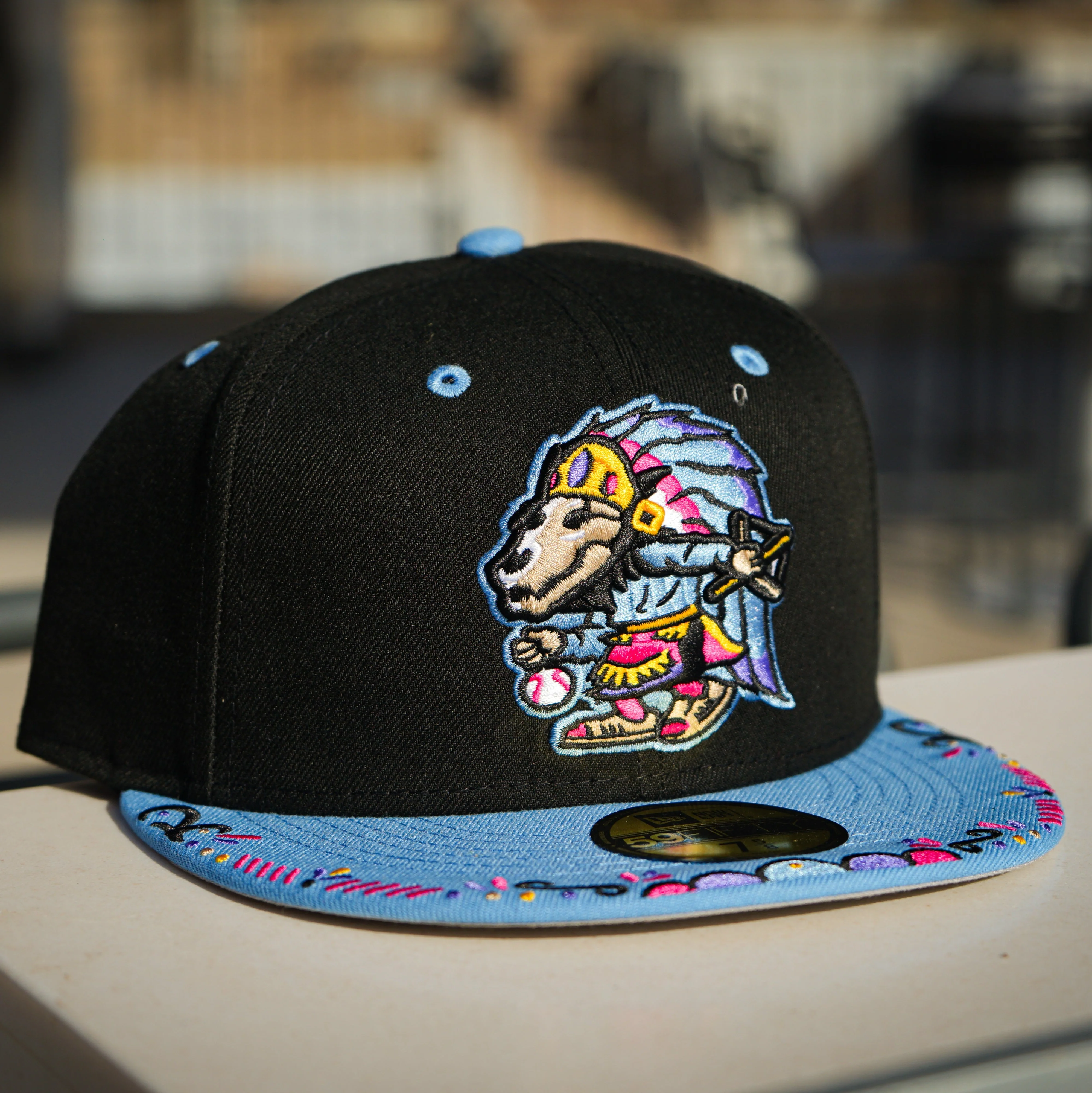 MATACHINES BLUE FITTED HAT- NEW ERA