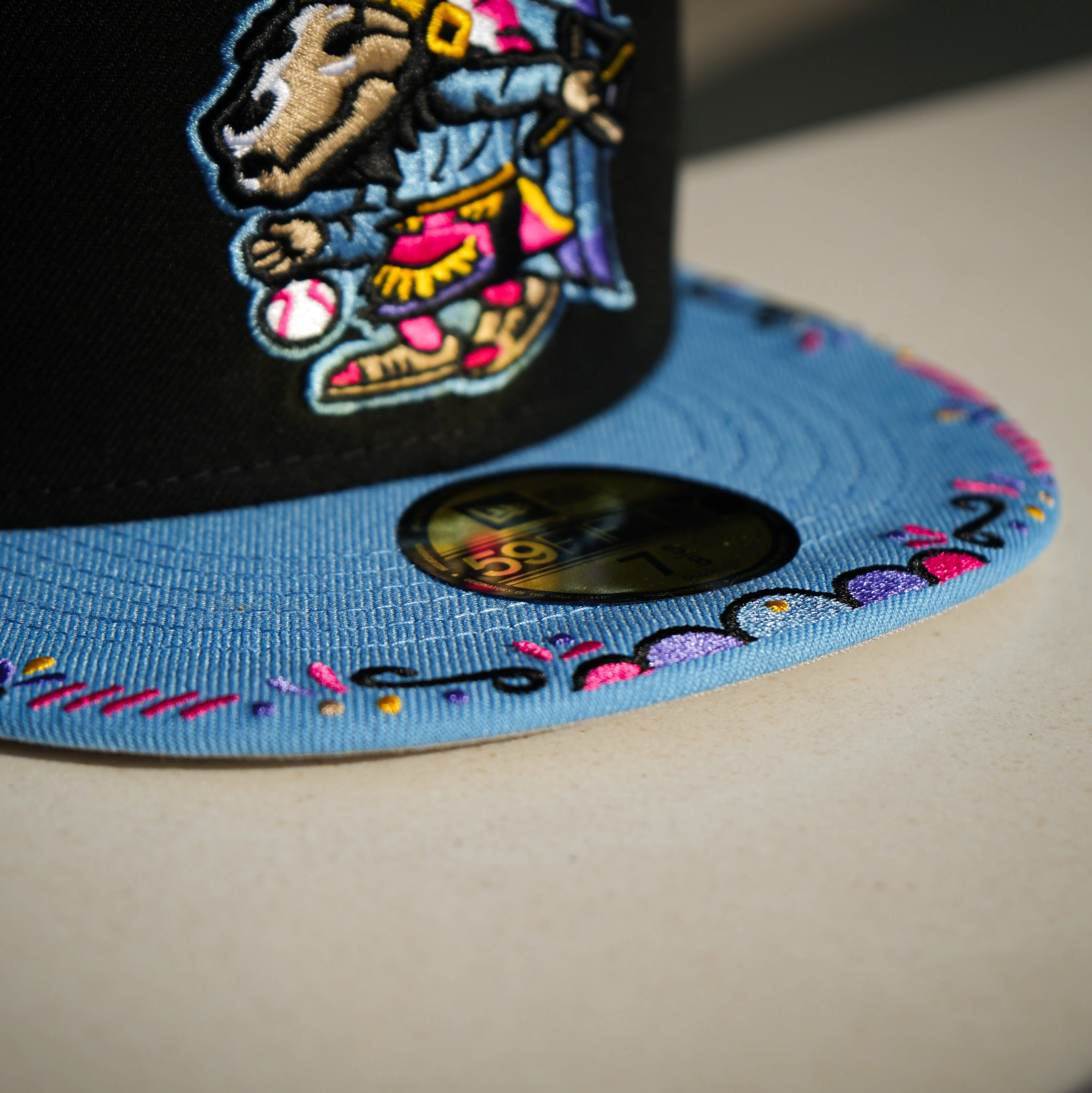 MATACHINES BLUE FITTED HAT- NEW ERA - Image 2